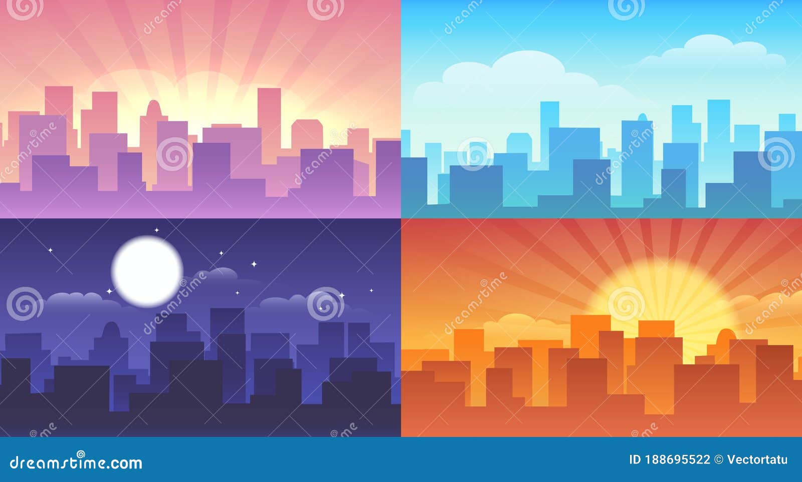 Morning Afternoon Evening Night Stock Illustrations 3 072 Morning Afternoon Evening Night Stock Illustrations Vectors Clipart Dreamstime