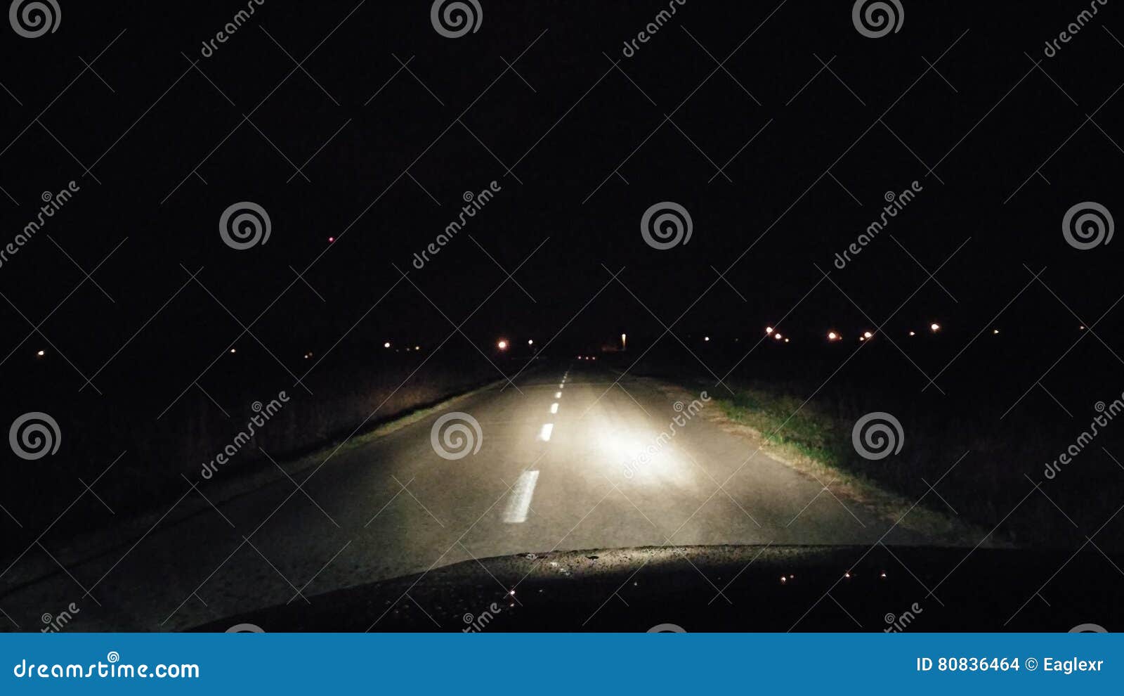 Night driving lights stock photo. Image of night, halogen 80836464
