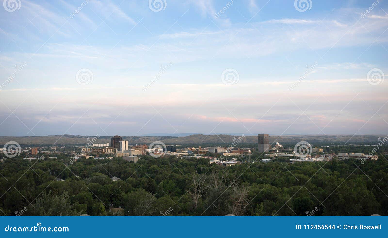 bozeman montana downtown city skyline north america united states