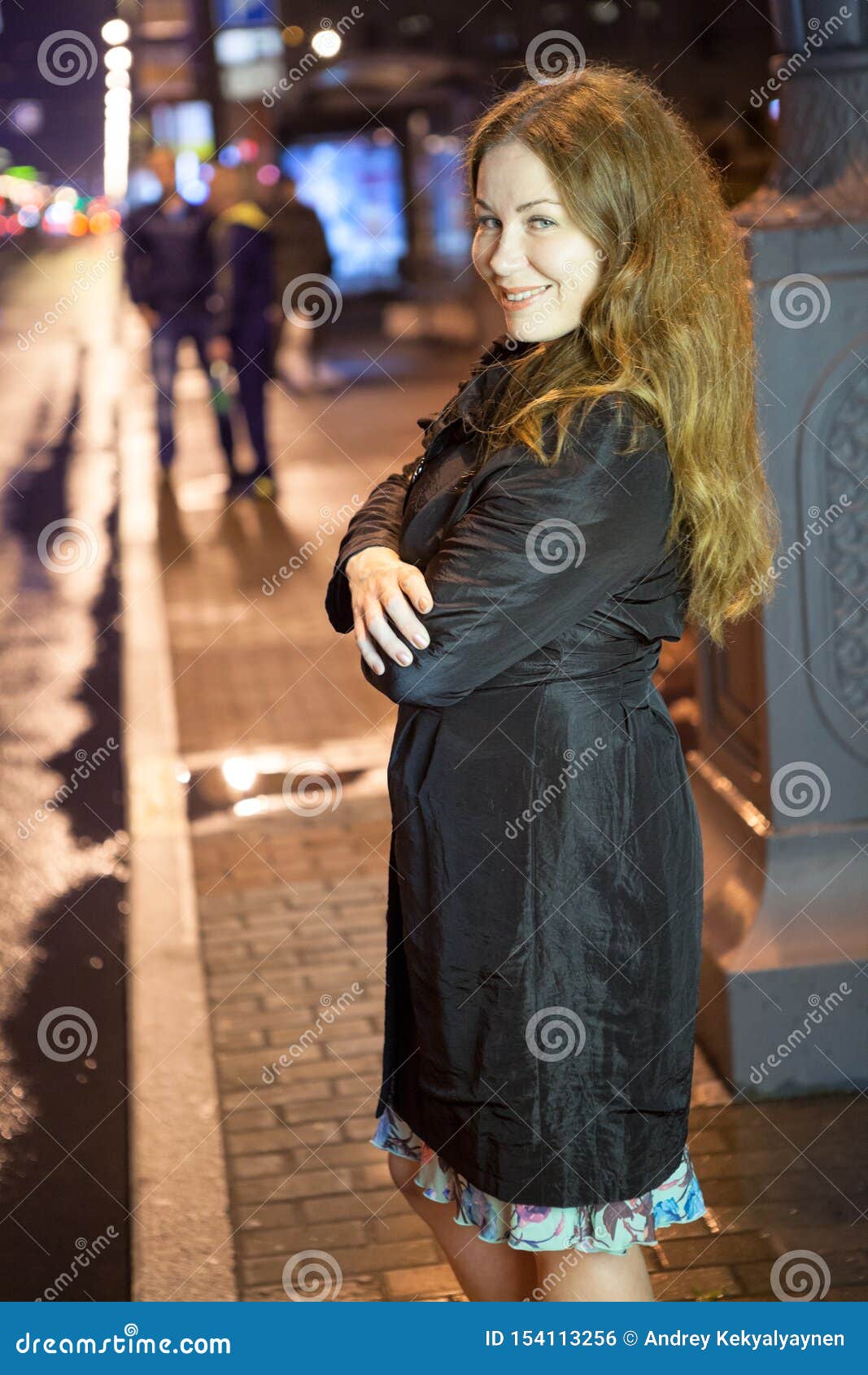 1067px x 1689px - Night Girl Prostitute Standing on Urban Street and Waiting for a Clients  Stock Photo - Image of evening, prostitute: 154113256