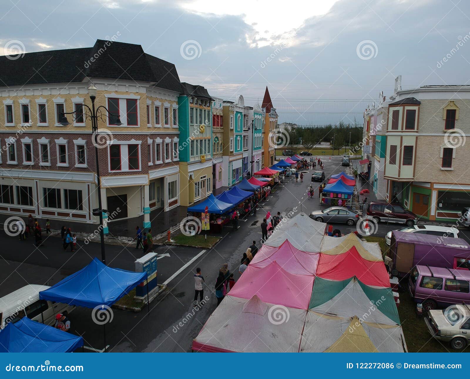 Night Market Bandar Agacia Editorial Photo Image Of Kampar 122272086