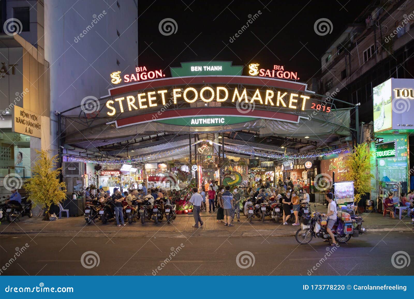 The Famous Ben Thanh Market In Ho Chi Minh City Editorial Photo 27601565 