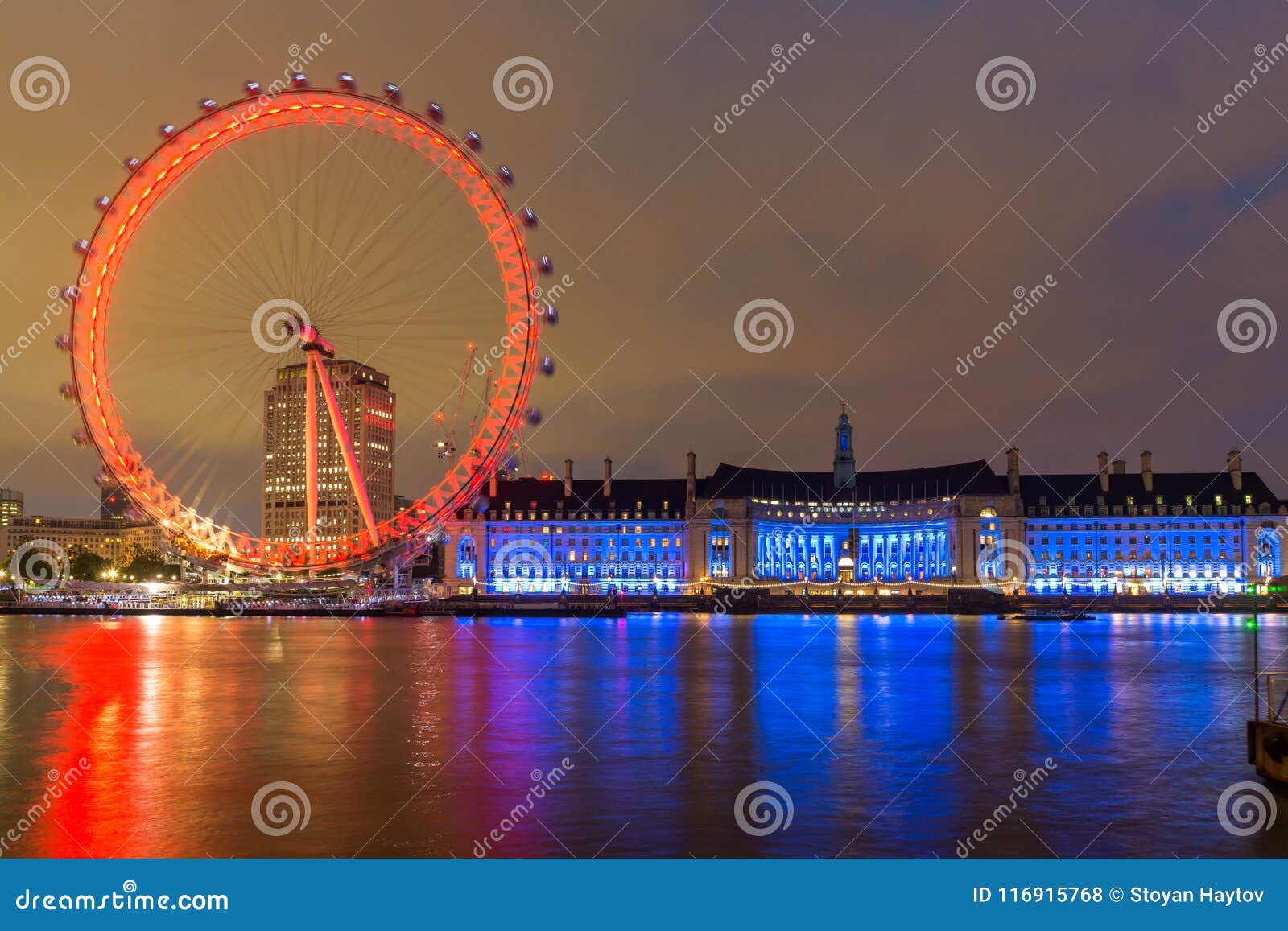 Eye London London Eye Night – Stock Editorial Photo © wirestock_creators  #653946378