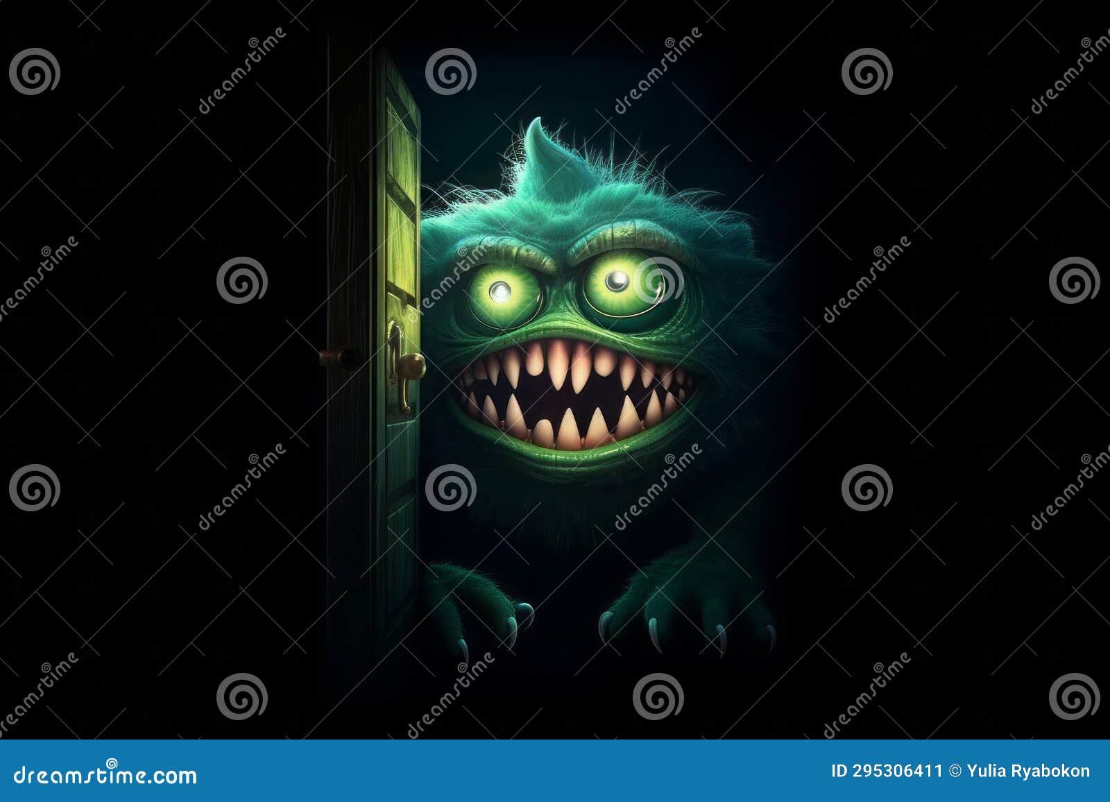 Monster door concept Stock Photo by ©luislouro 99649156