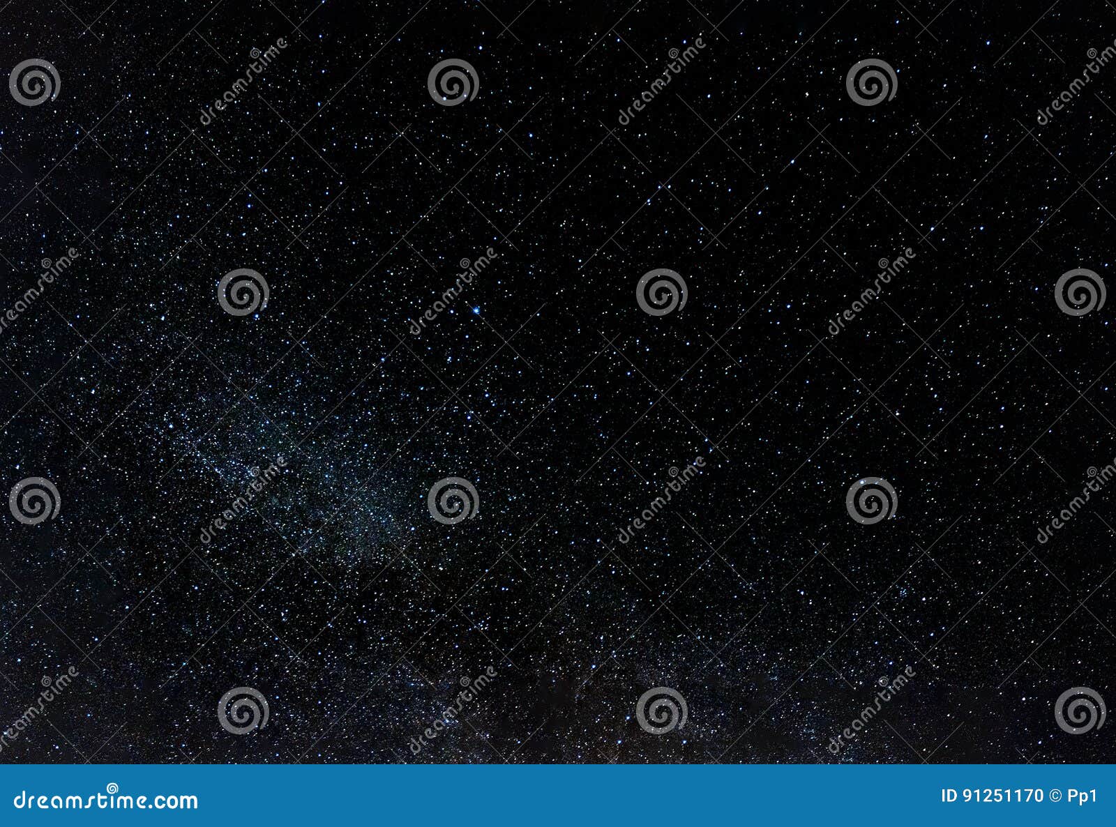 Night Sky Full of Stars, Southern Hemisphere View Stock Photo Image