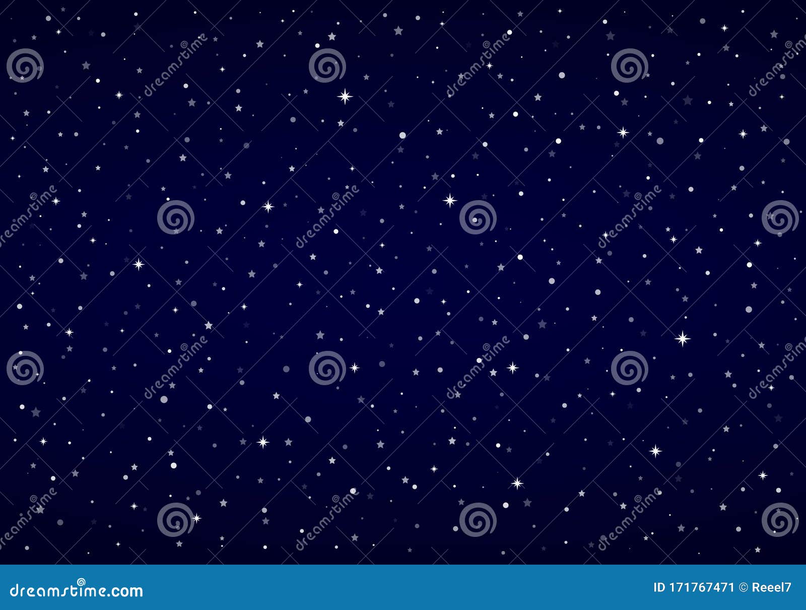 Download Night Sky, Snow, Stars | Vector Christmas Background ...