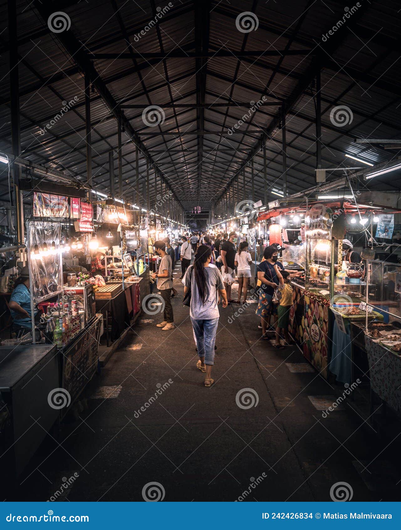 Night Street Food Market In Thailand - Phuket Weekend Night Market  Editorial Stock Image - Image Of Fact, Busy: 242426834
