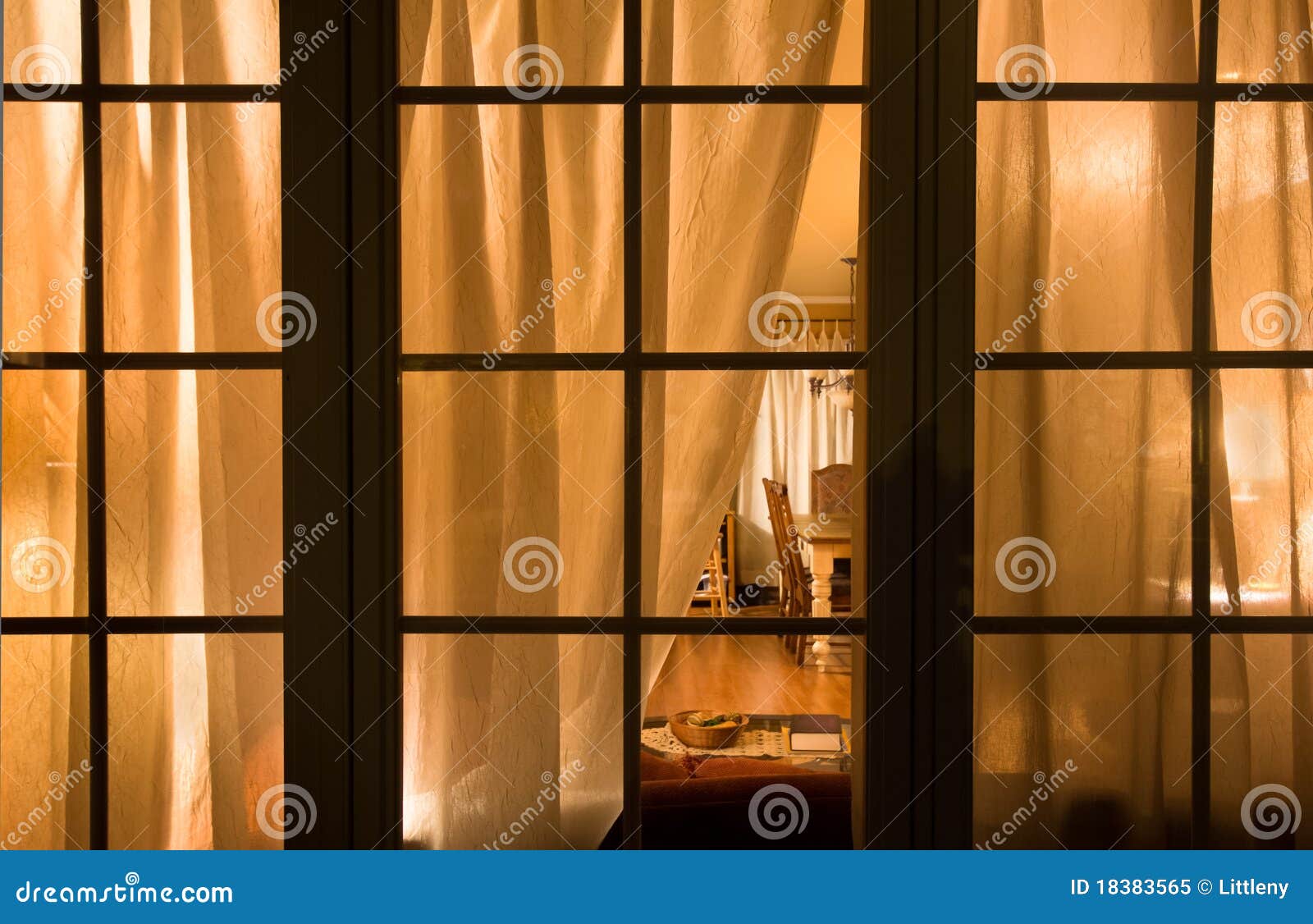 Night Window stock image. Image of elegant, outdoors - 18383565