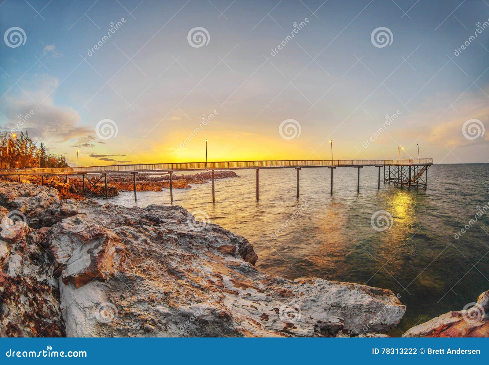 nightcliff jetty, northern territory, australia