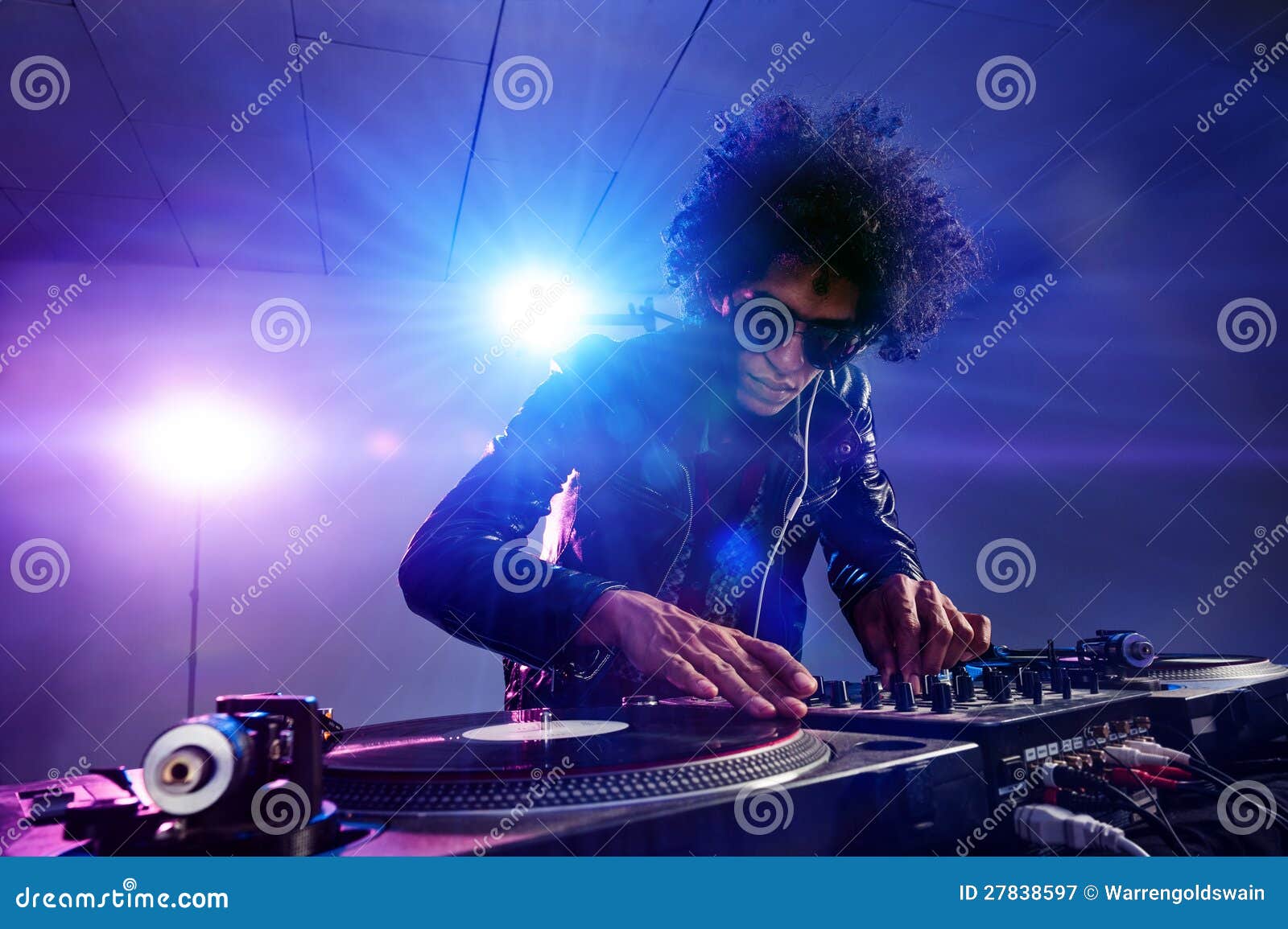 dj party stock image. Image of nightlife, earphones 27838597