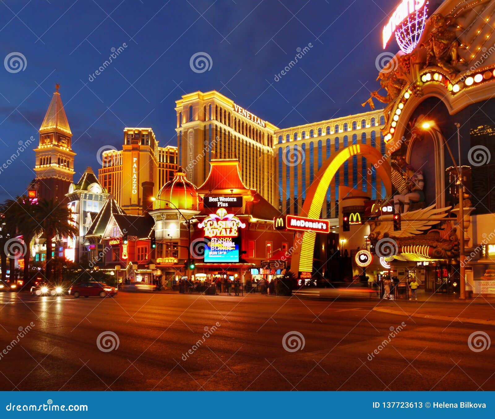 nightlife las vegas city