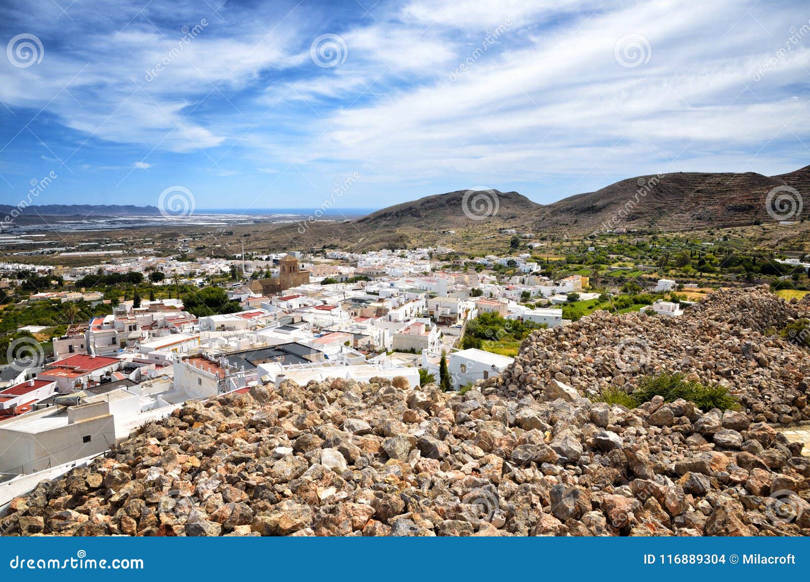 village of nijar, almeria province, andalusia, spain