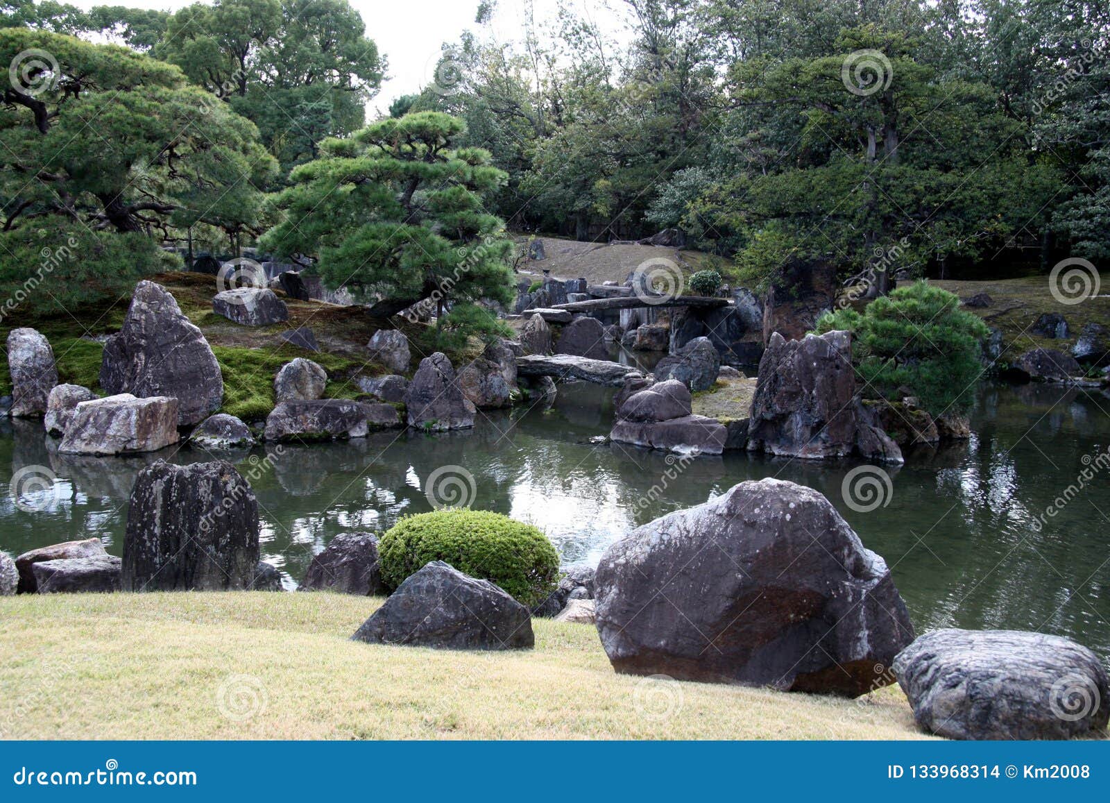 Nijo Castle Rock Garden Stock Photo Image Of Castle 133968314