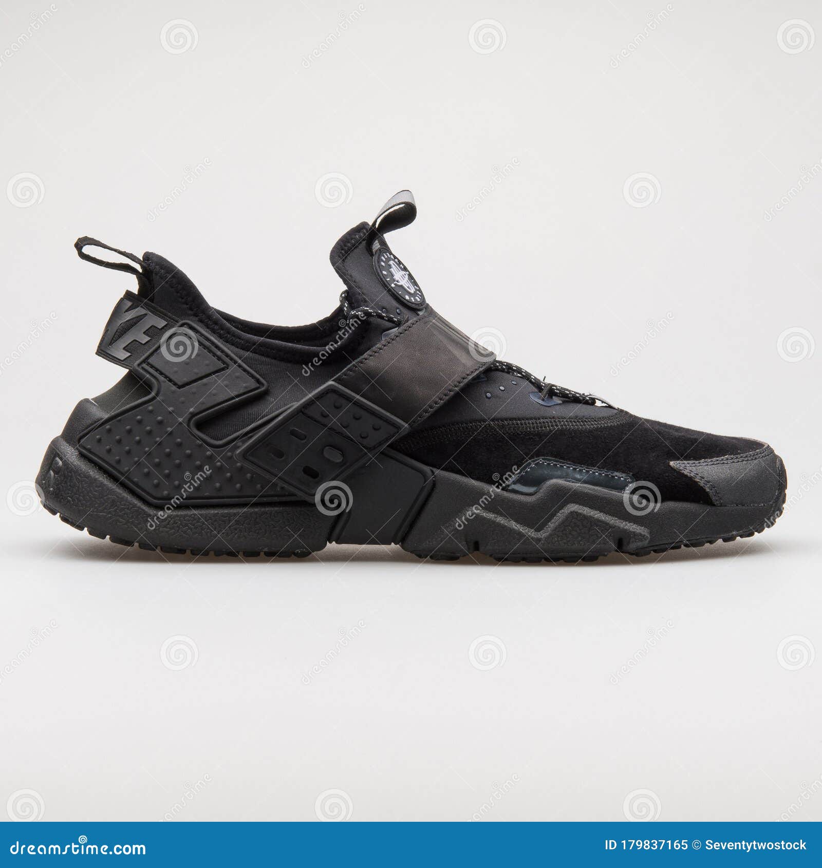 Nike Air Huarache Run Black Sneaker Imagen editorial Imagen de aire, elemento: 179837165