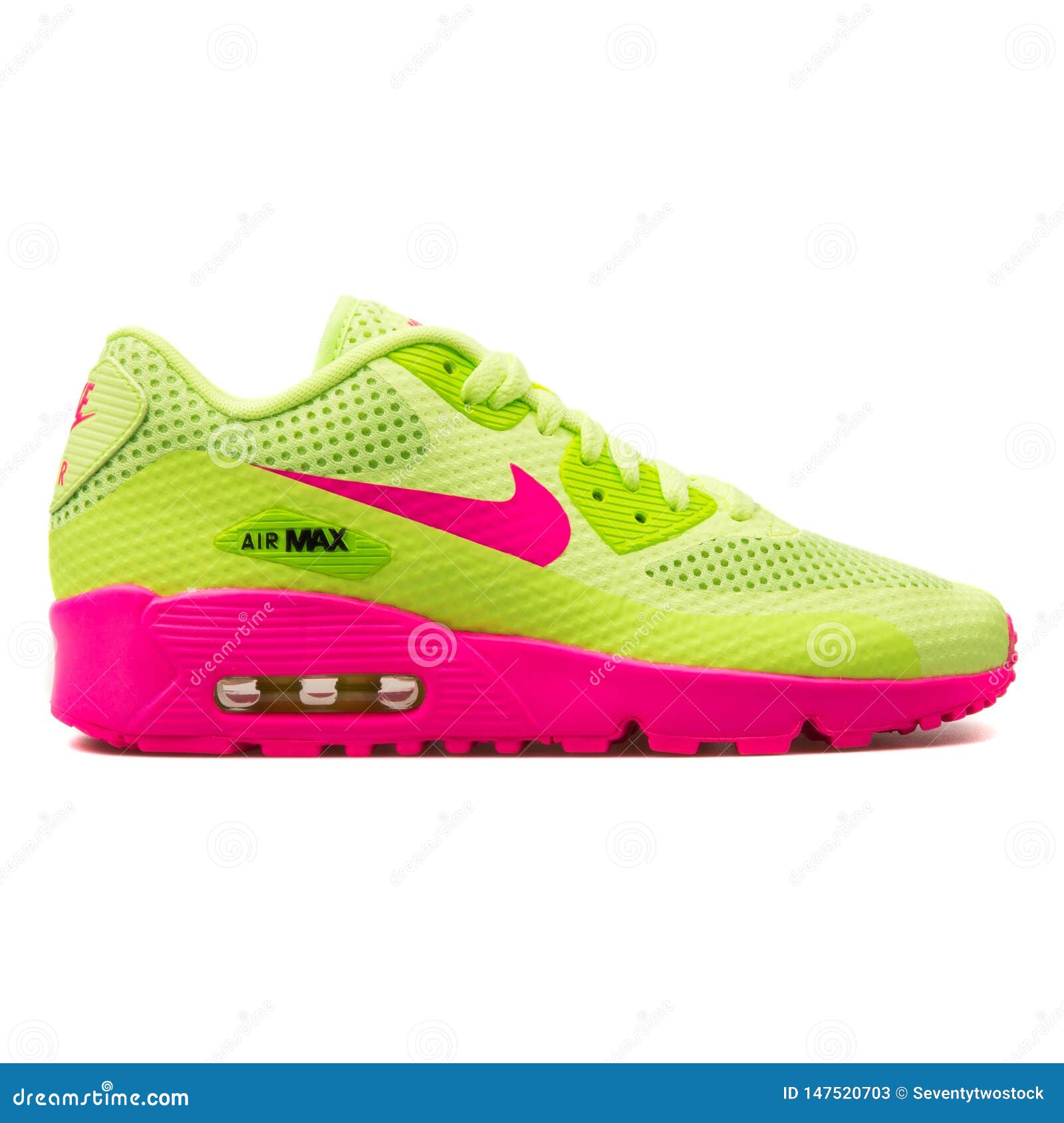 nike air max 90 white green pink