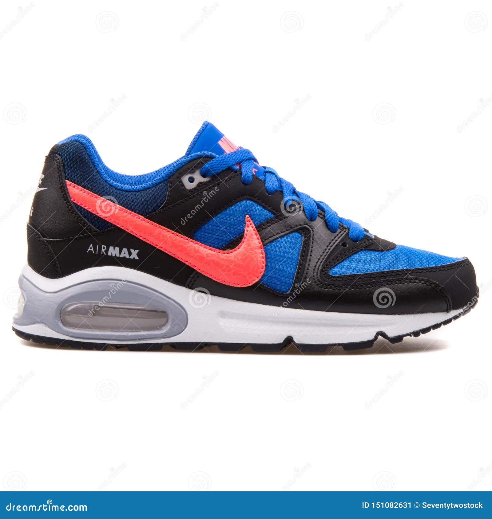 Nike Air Max Command Black, Blue and Red Sneaker Editorial Photo - Image of  shoes, athletic: 151082631