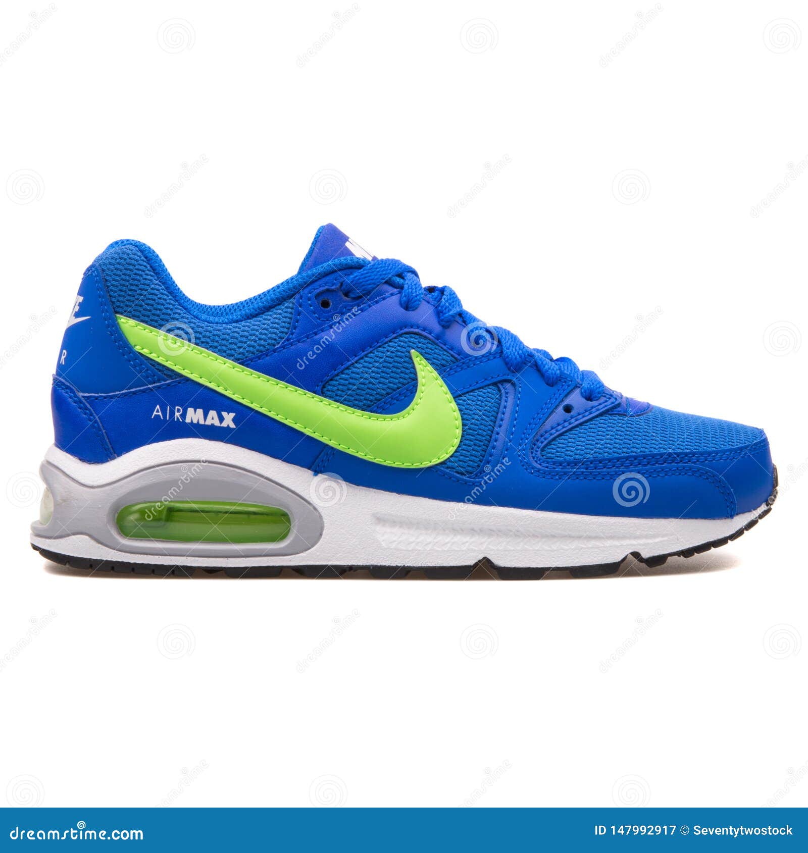 Nike Air Max Command and Green Sneaker Editorial Photography - Image leather, isolated: