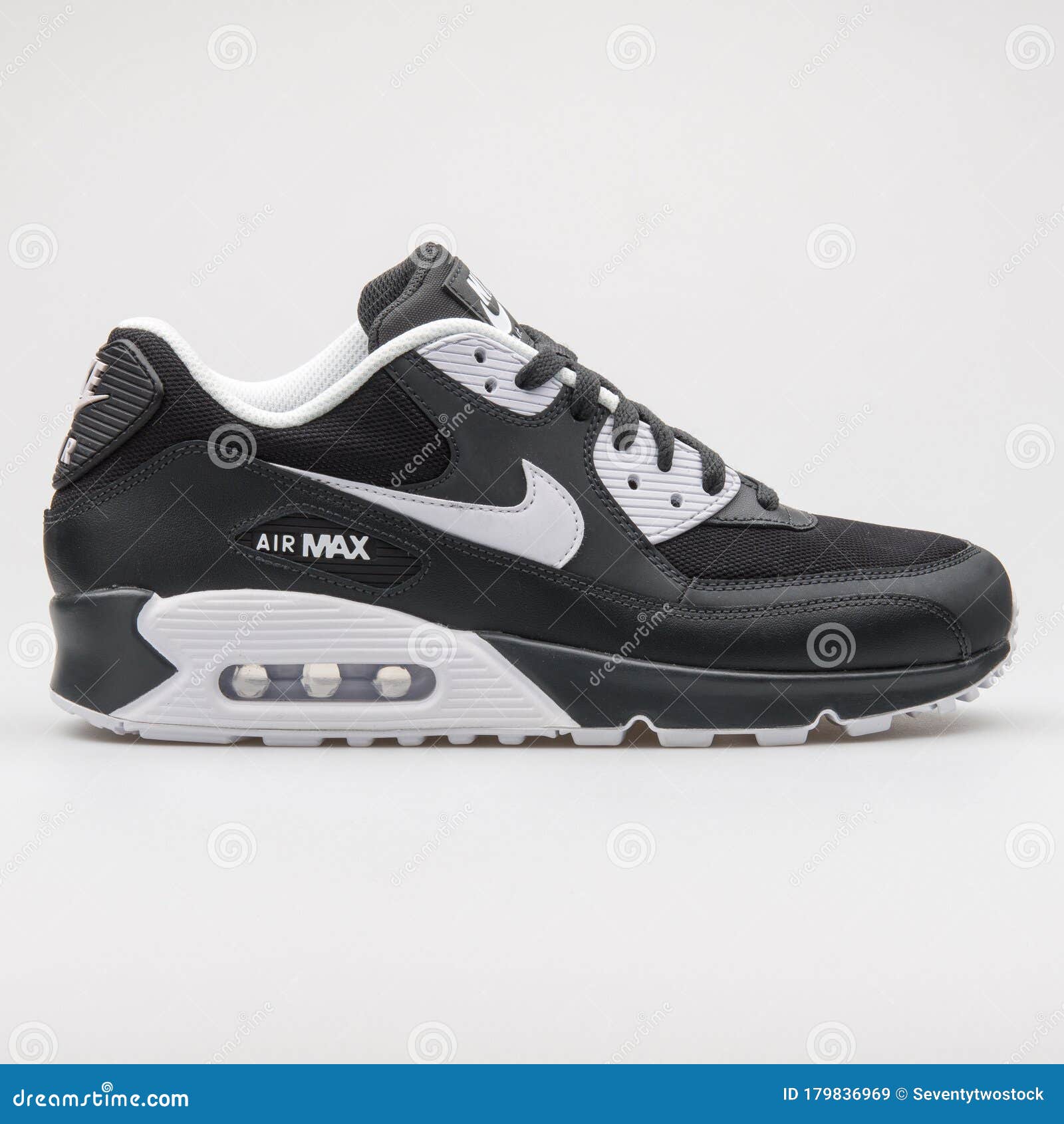 nike air max 90 premium black white