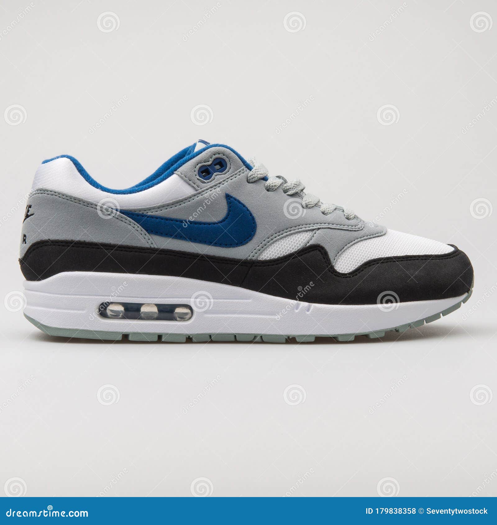 Nike Air Max Premium White, Blue, Grey and Sneaker Editorial Stock Photo - Image of color, fitness: 179838358