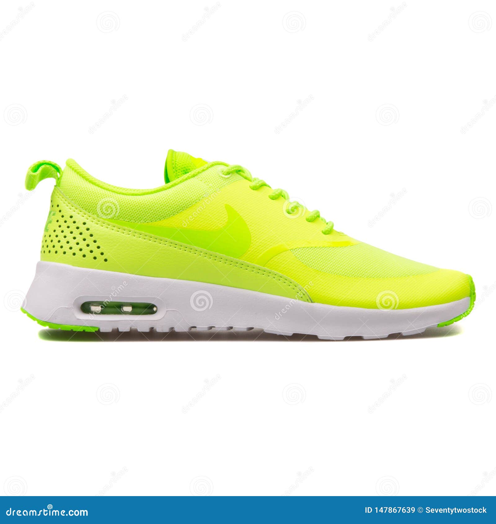 Nike Max Thea Green Sneaker Editorial Stock Image - Image of fashion, accessories: 147867639