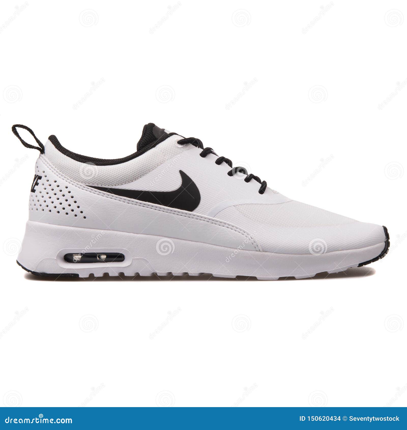 nike thea white and black