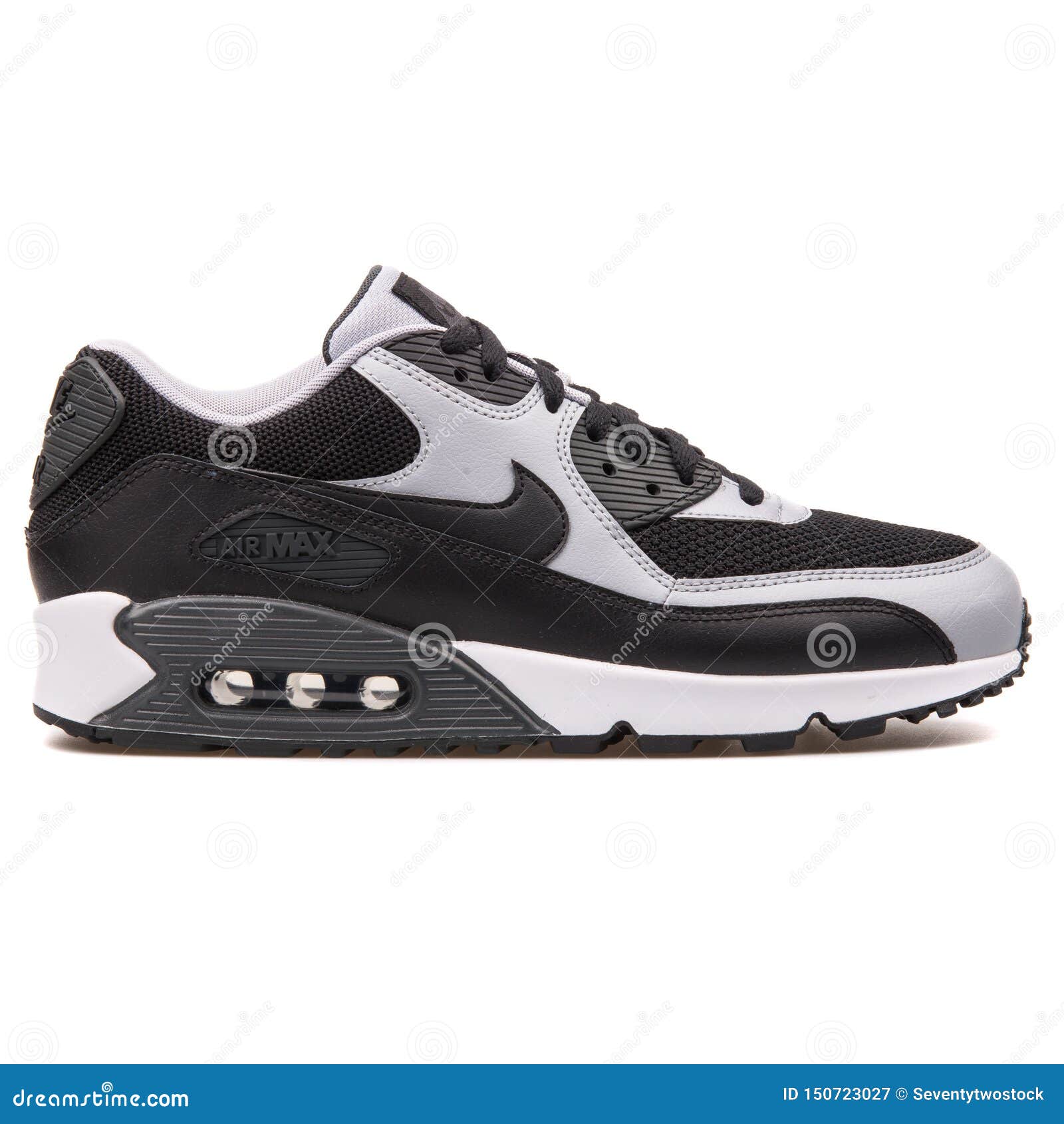Descifrar Goteo fatiga Nike Air Max 90 Zapatillas De Deporte Negras Y Grises Esenciales Fotografía  editorial - Imagen de deslumbrante, cordones: 150723027