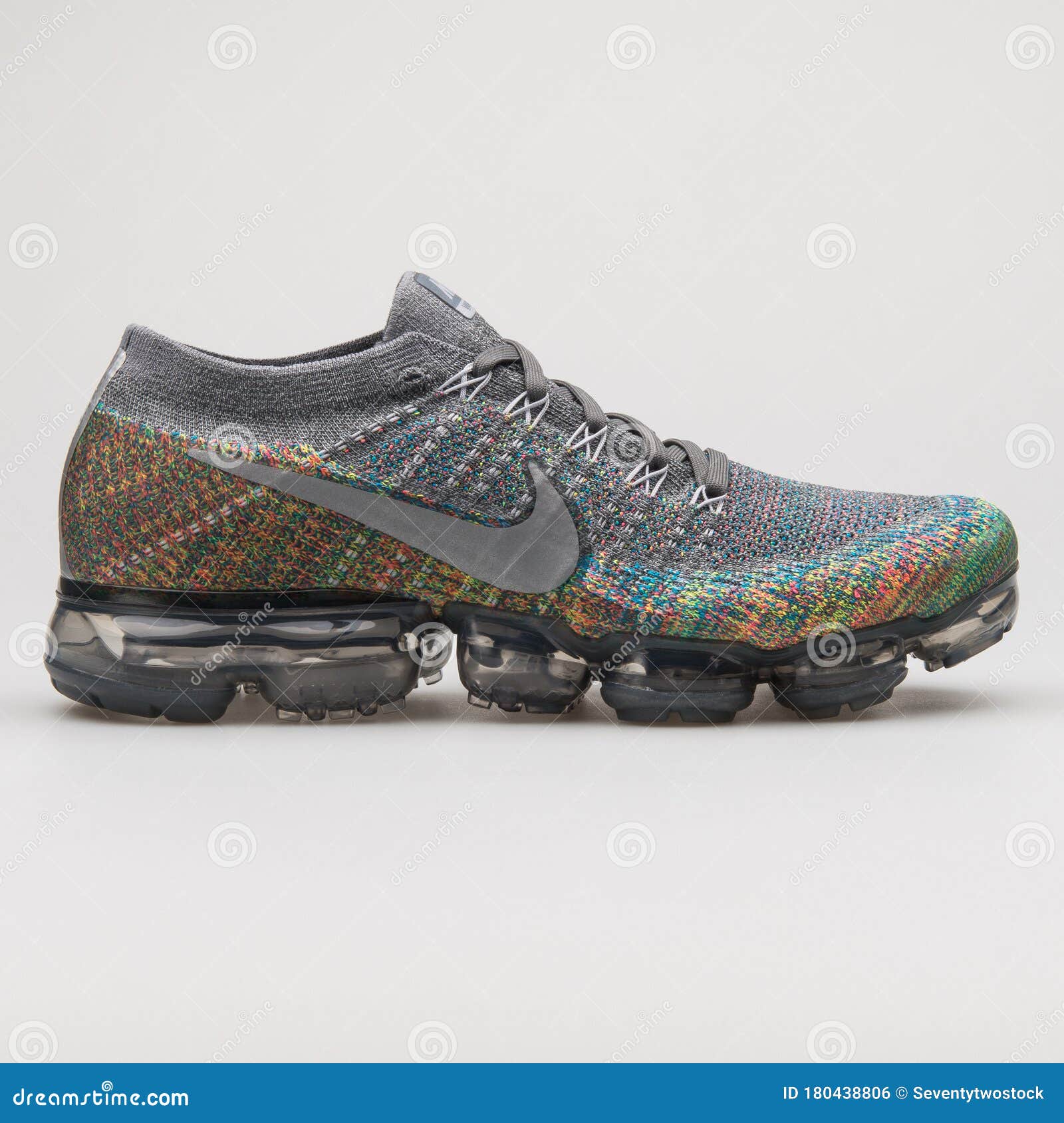 nike vapormax flyknit grey multicolor