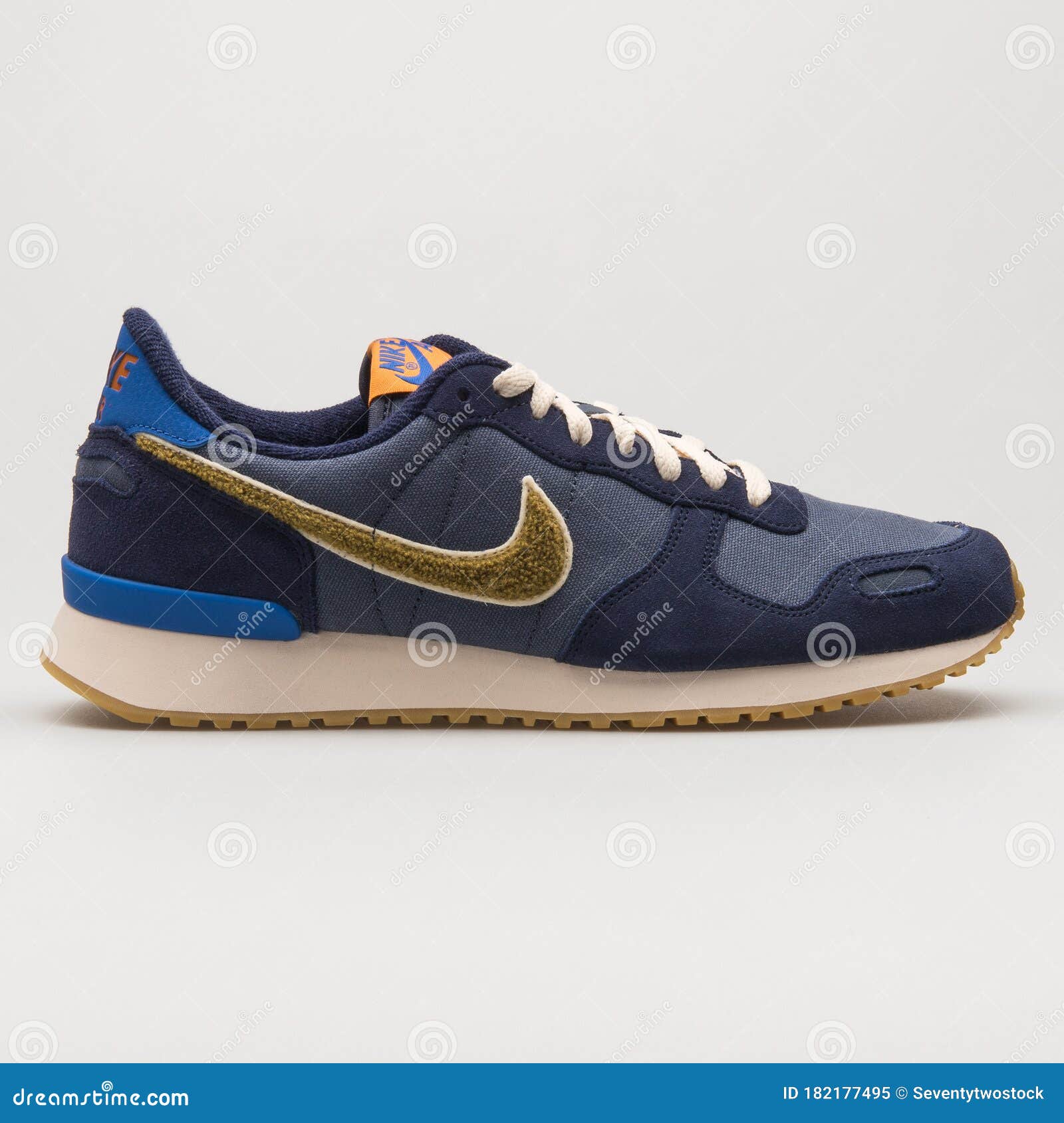 Nike Air Suede Blue, Beige Sneaker Editorial Image - Image of kicks, shoes: