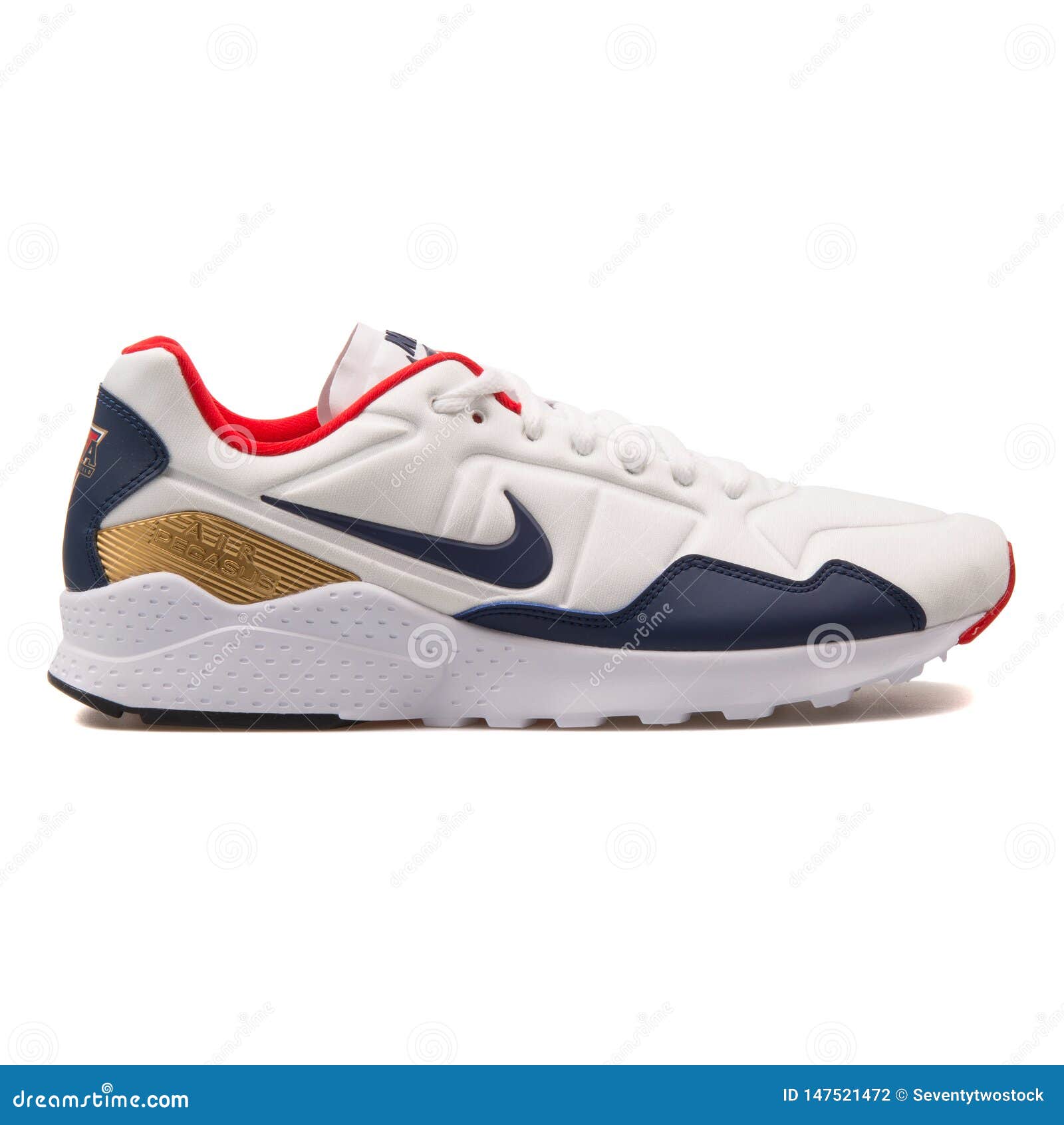 nike blue and red sneakers