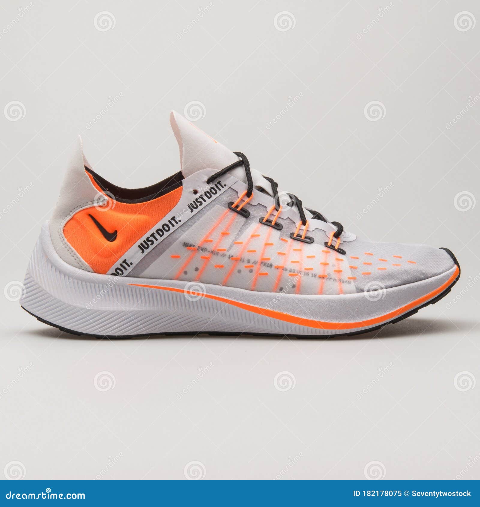 apuntalar Compra Correctamente Nike Exp X14 Se Abrillantador Blanco Naranja Y Negro Imagen editorial -  Imagen de producto, retrocesos: 182178075