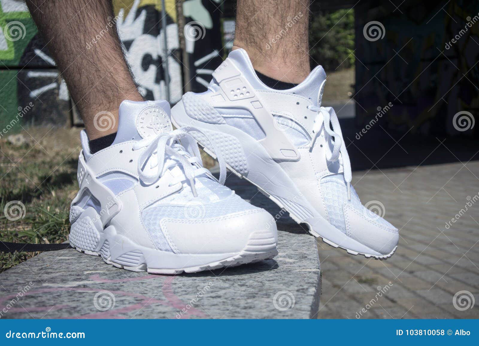 Nike Huarache editorial stock photo 