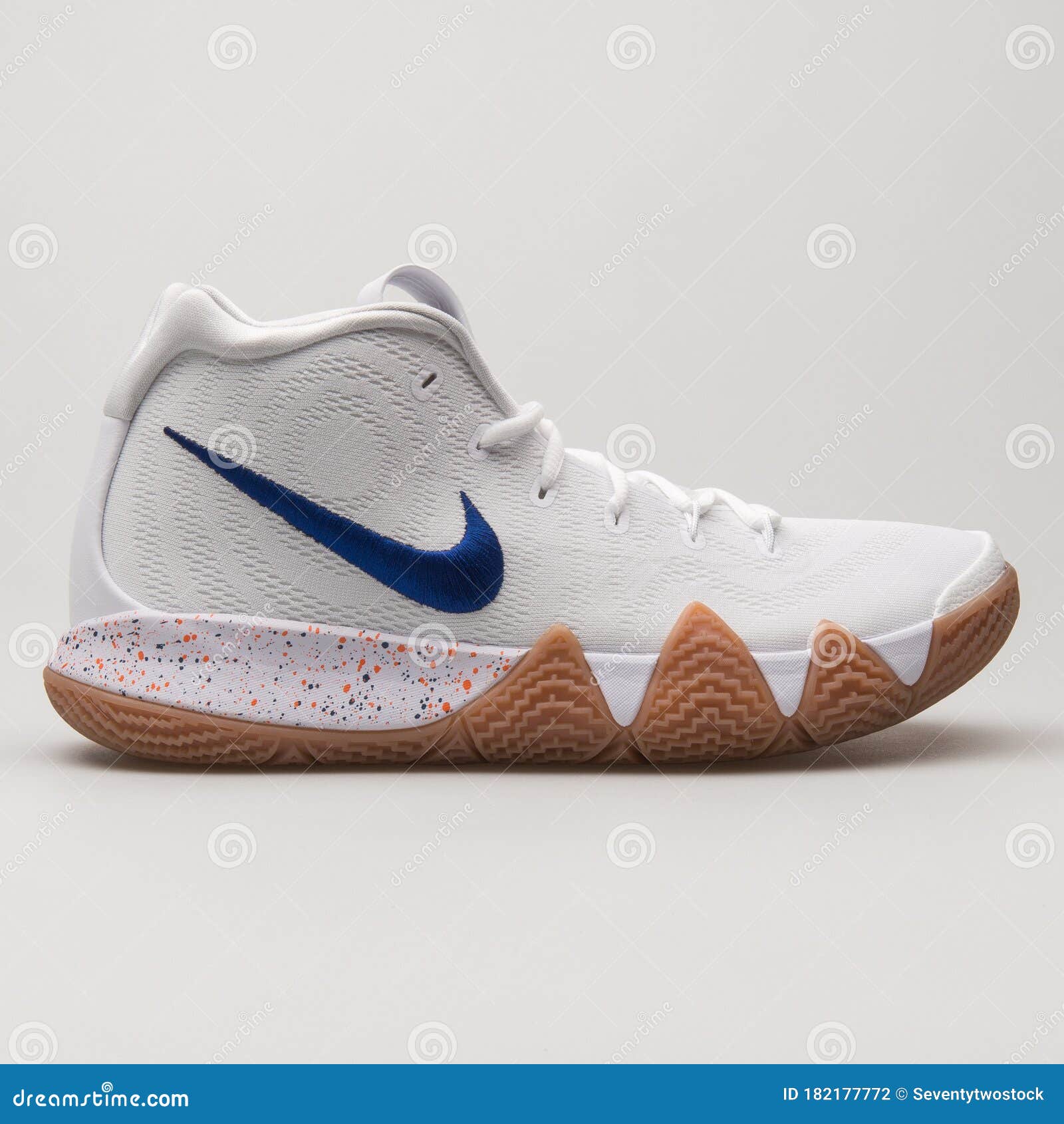 kyrie 4 white and blue
