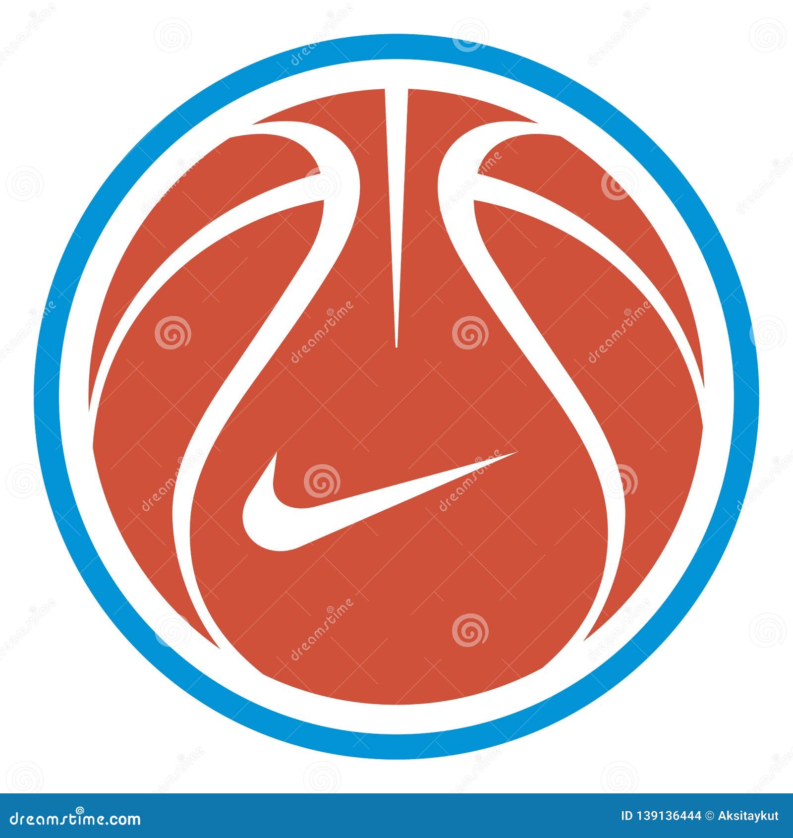 nike logo basketball