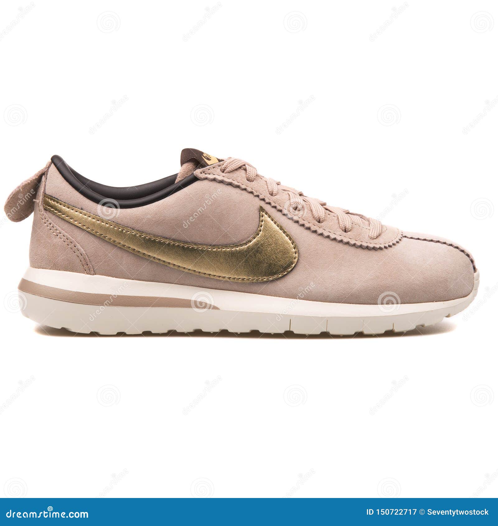 Nike Roshe Cortez NM Premium Suede and Gold Sneaker Editorial Photography - Image of background: 150722717