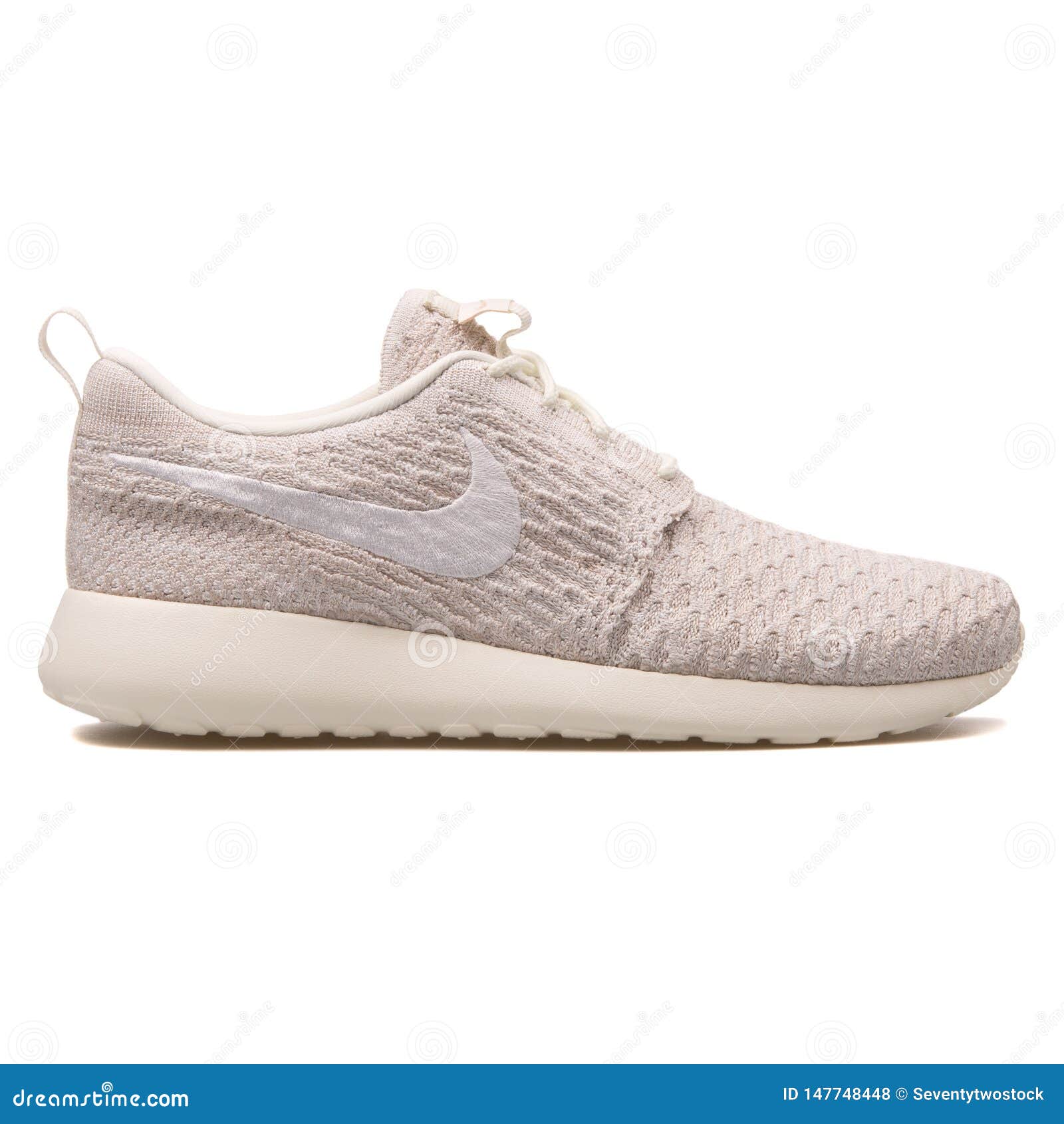 Nike Roshe One Flyknit Sail White Sneaker Editorial Stock Photo - Image of color, equipment