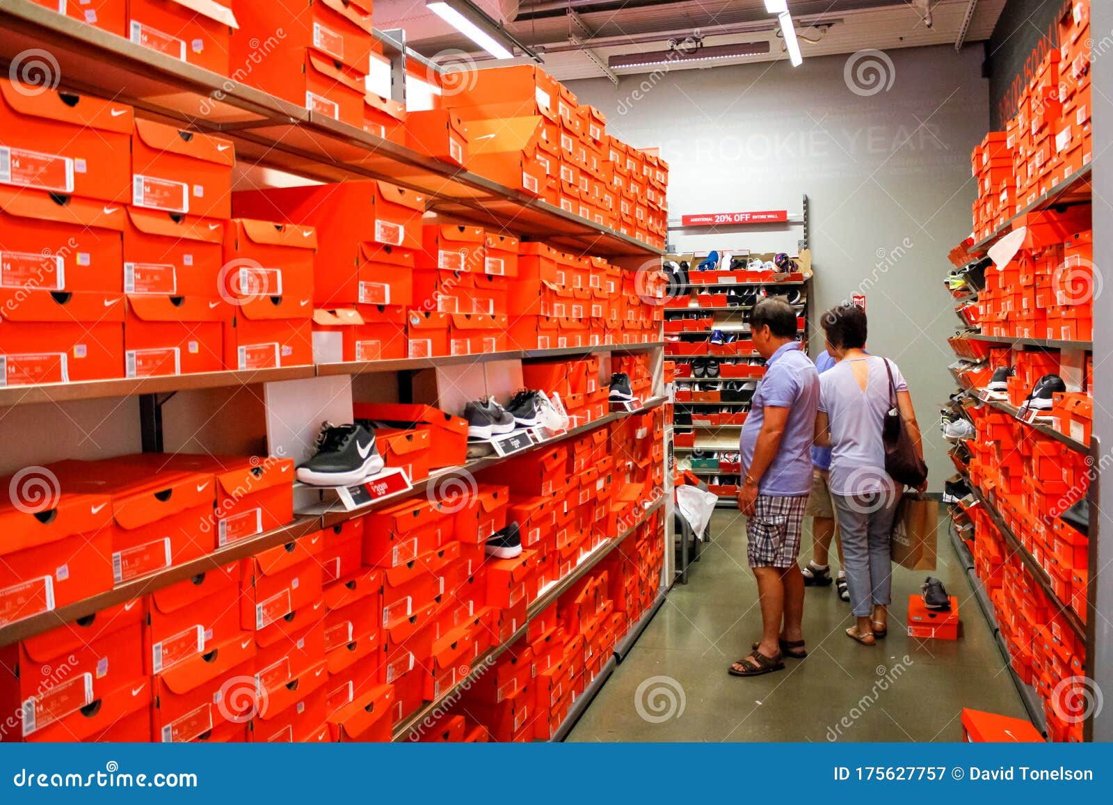 Nike shoe boxes editorial photography. Image import - 175627757