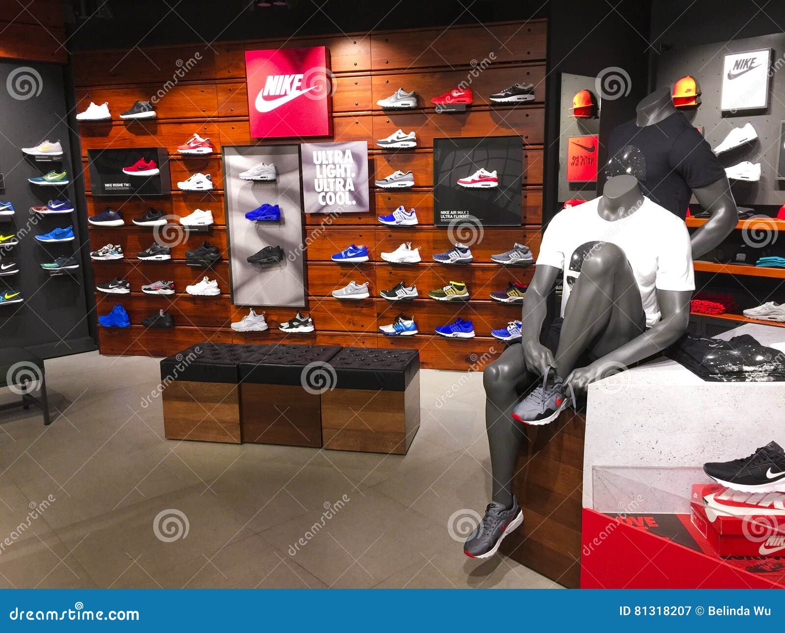 Nike store editorial photography. Image 