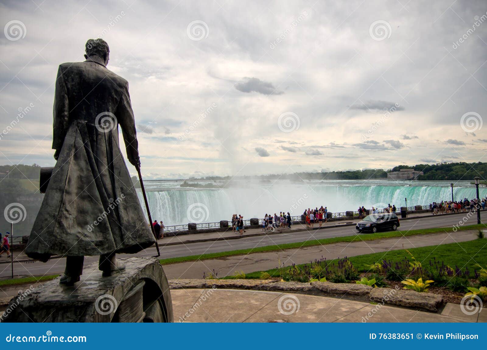 Nikola Tesla Statue Chutes Du Niagara Photo éditorial Image du