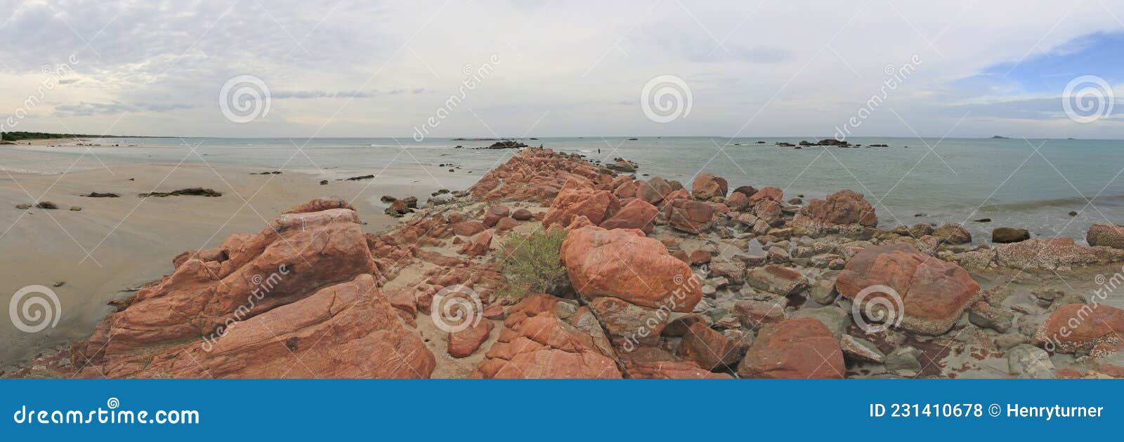 nilaveli beach under overcast sky in trincomalee sri lanka