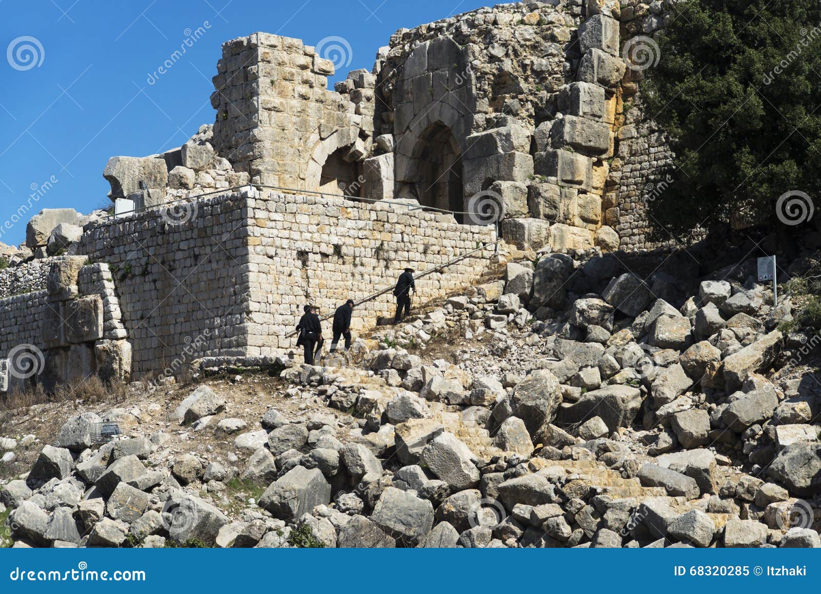 Nimrod φρουρίων. Καταστροφές του φρουρίου Nimrod στο Βορρά Galilee, Ισραήλ