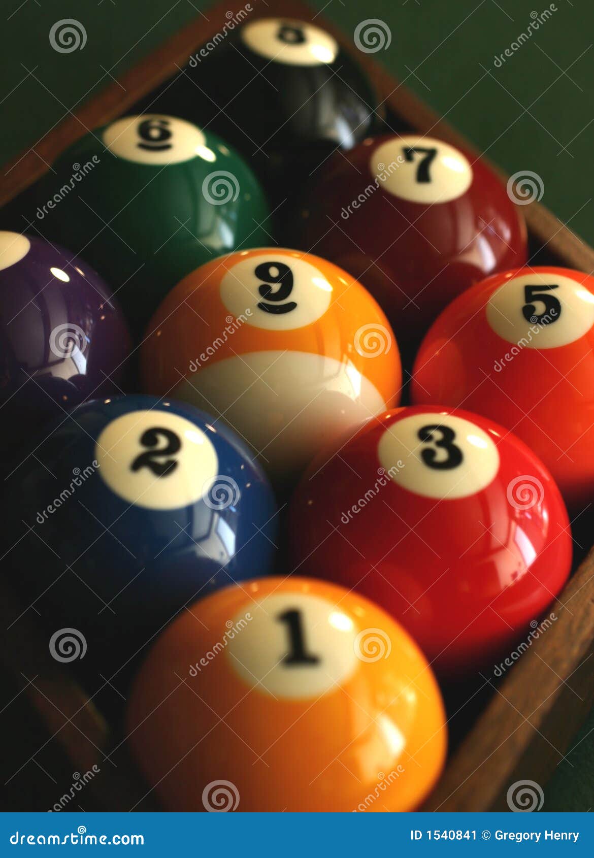 Nine Ball stock image. Image of sport, table, play, round 1540841