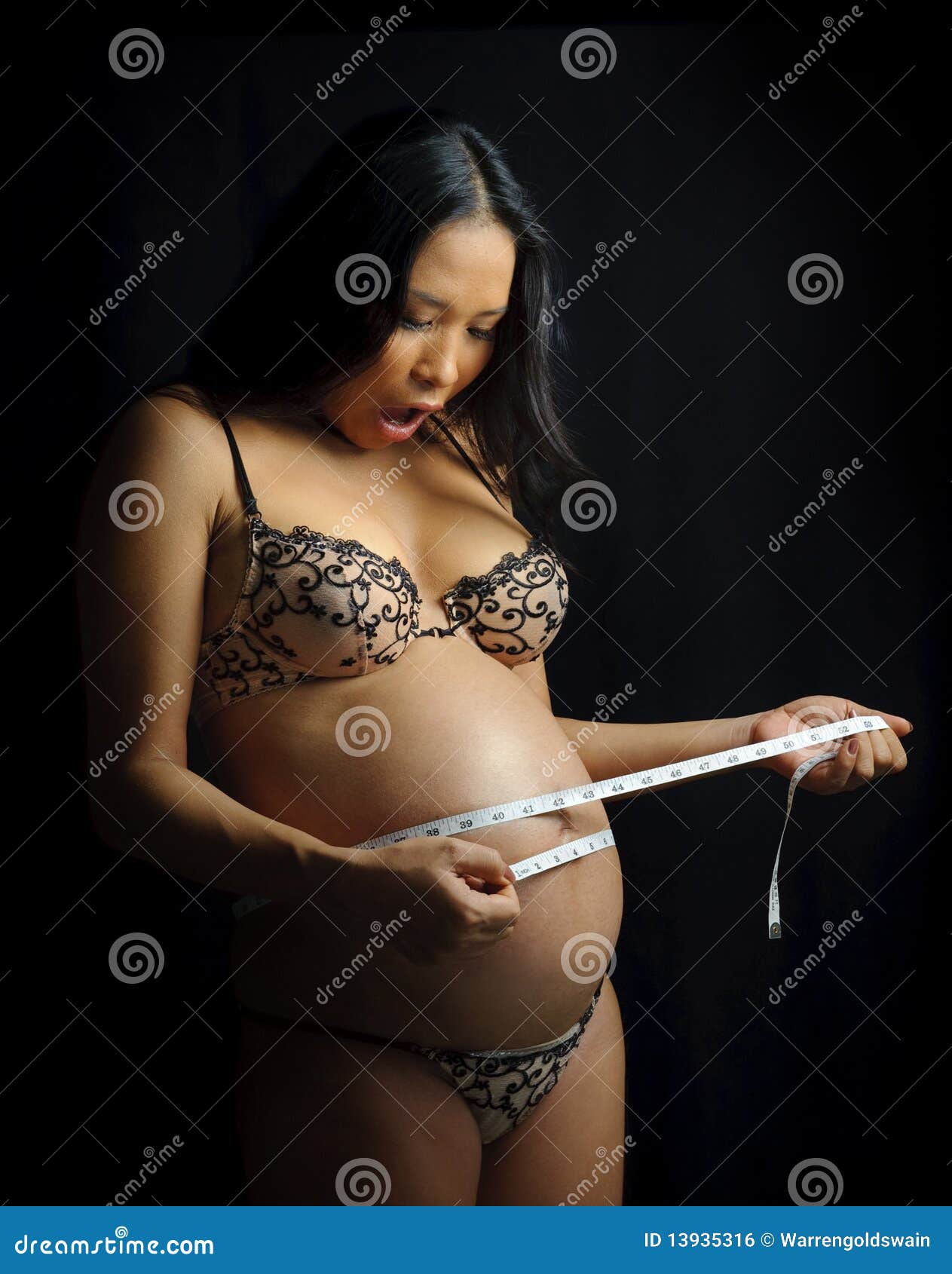 Nine months pregnant stock photo. Image of beautiful - 13935316