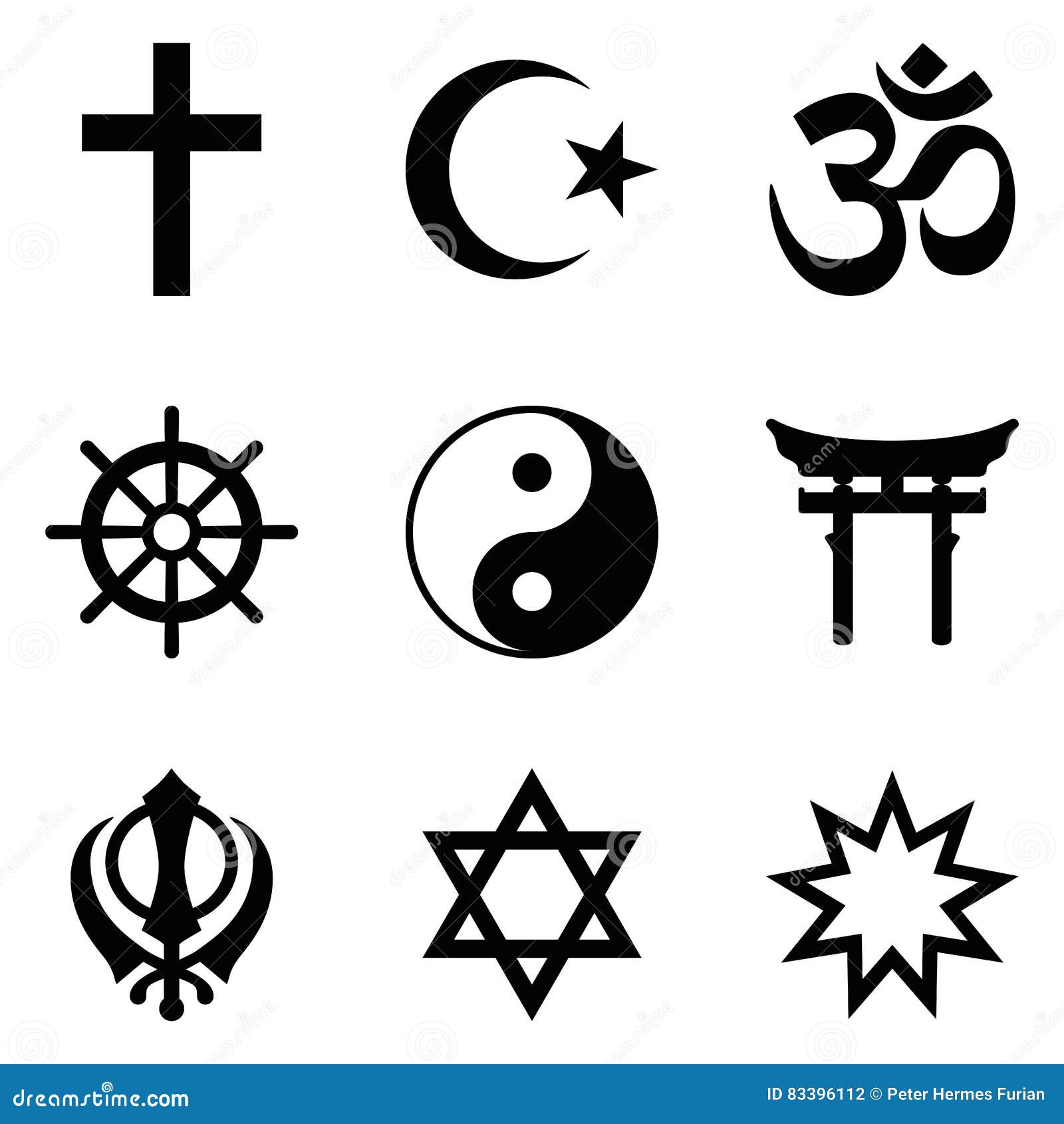 Nine Symbols Of World Religions And Major Religious Groups Stock Vector nine-symbols-of-world-religions-and-major-religious-groups-stock-vector