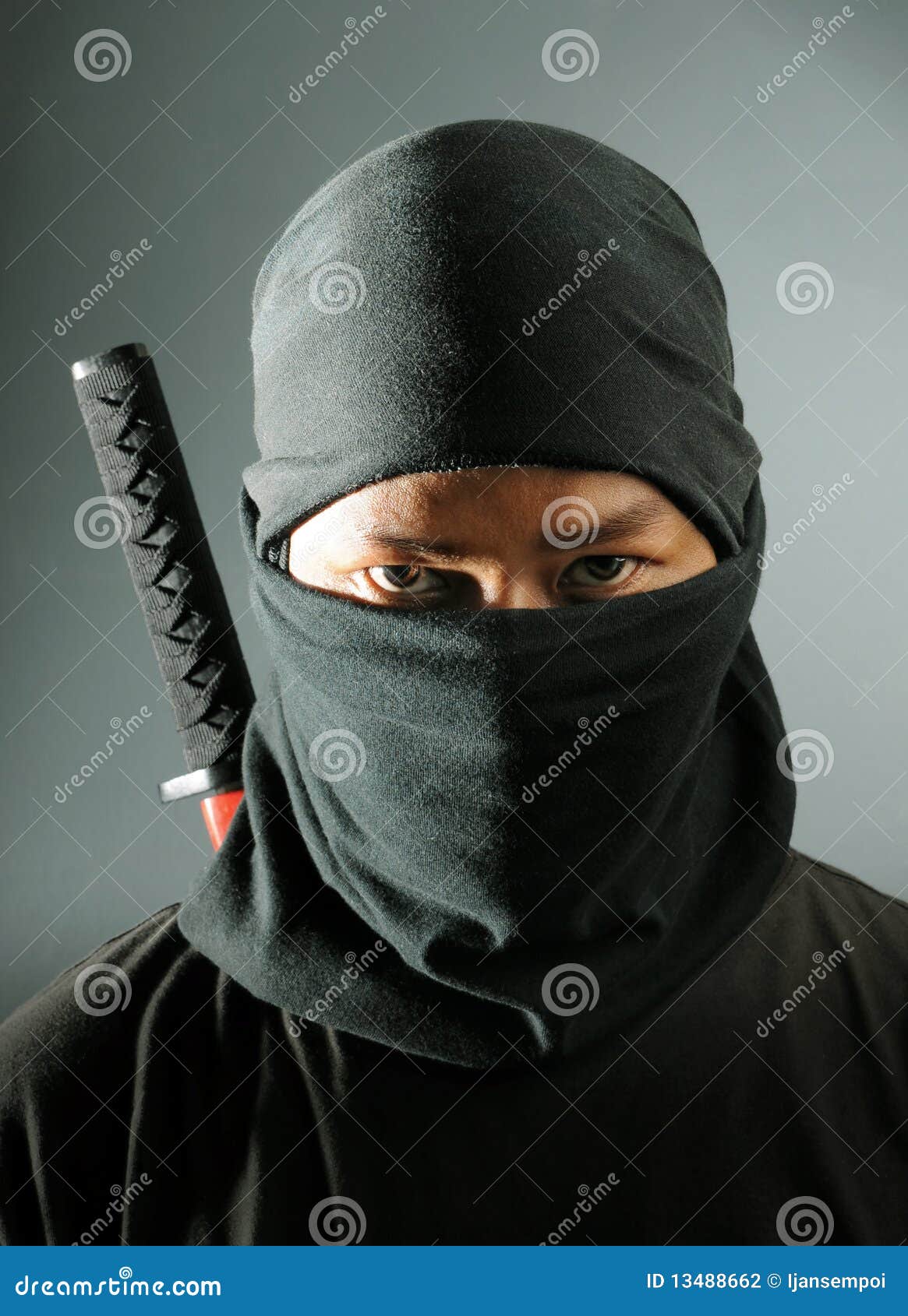 Ninja assassin stock image. Image of killer, shuriken - 13642115