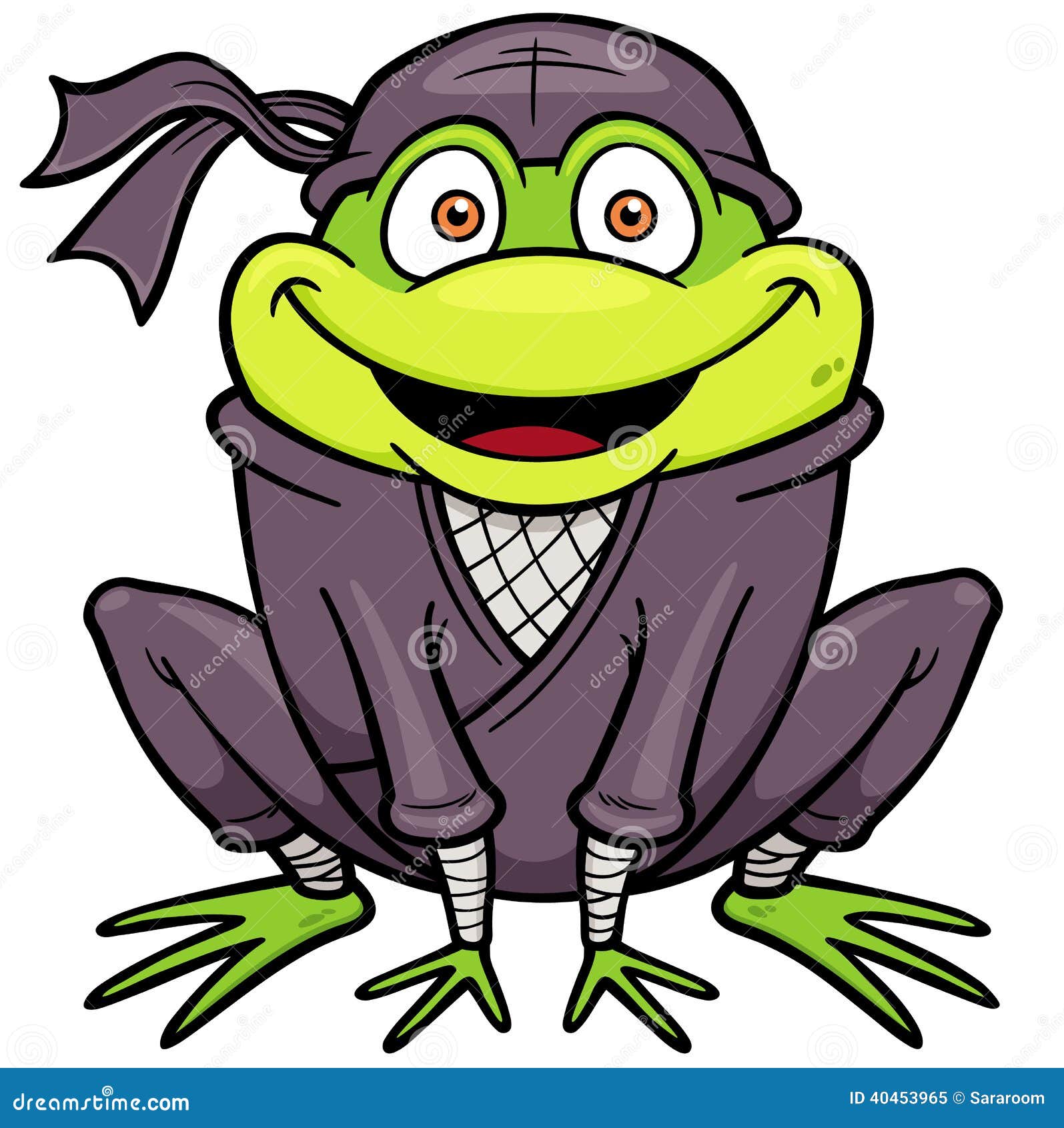 Sexy frog Illustration Stock
