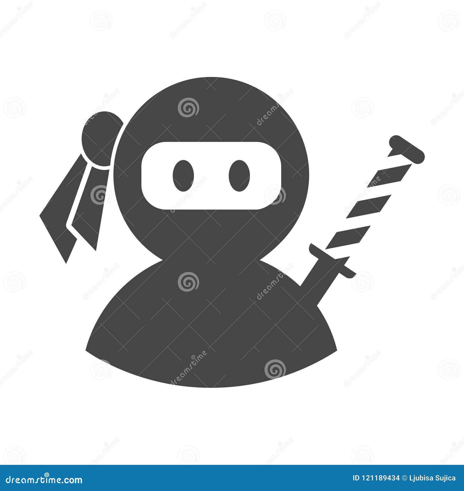 Ninja, avatar, samurai, warrior icon - Free download