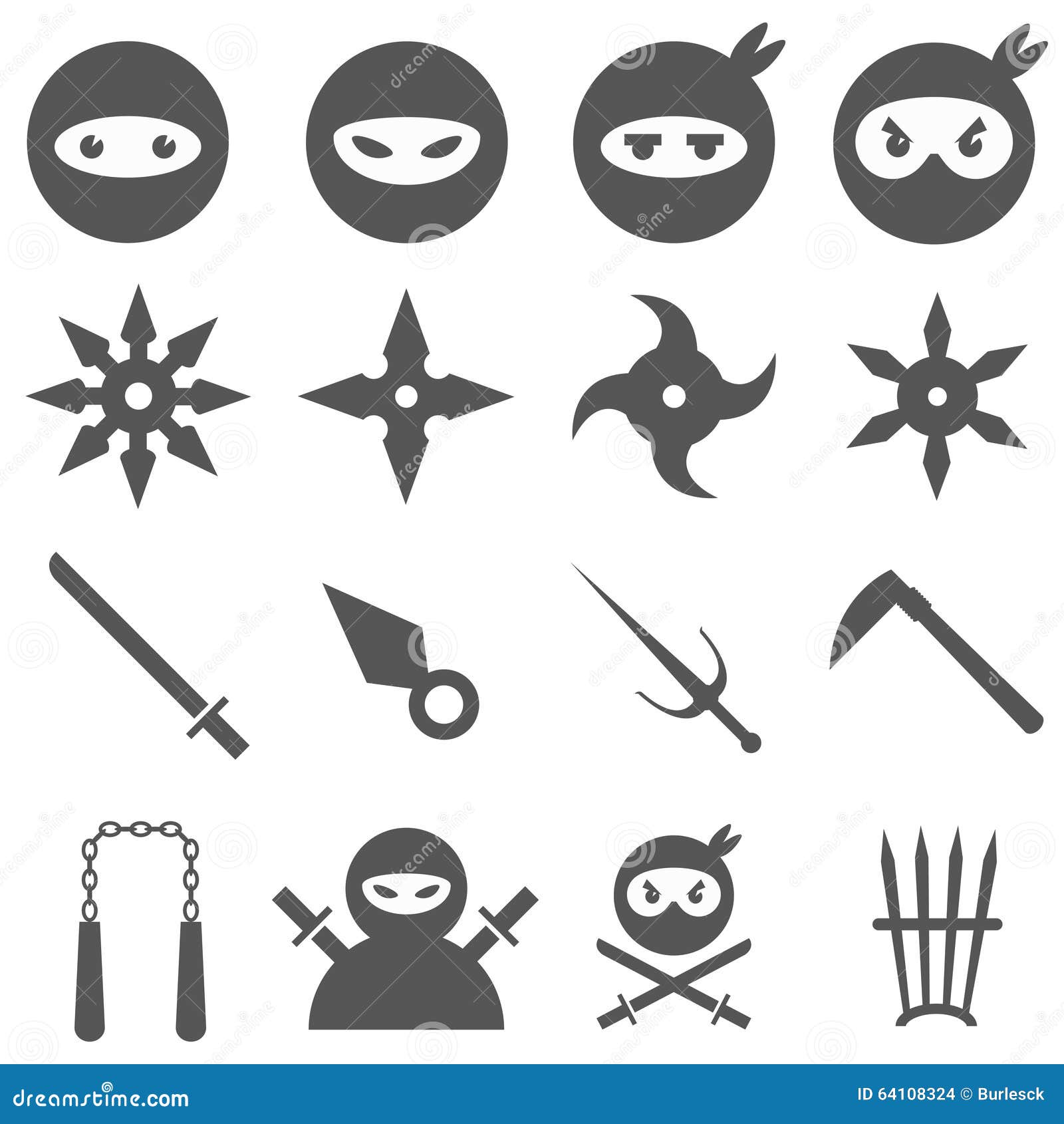 traditional ninja weapons