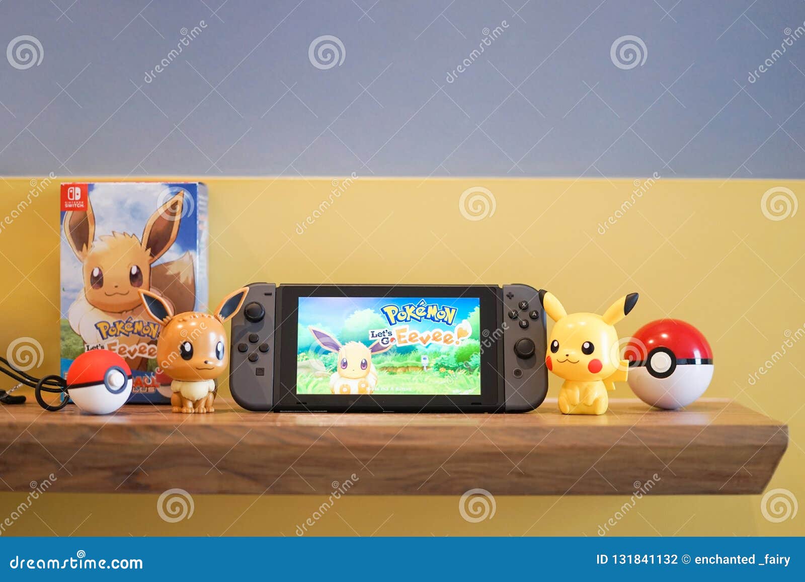 Nintendo Switch And Pokemon Lets Go Eevee And Pikachu