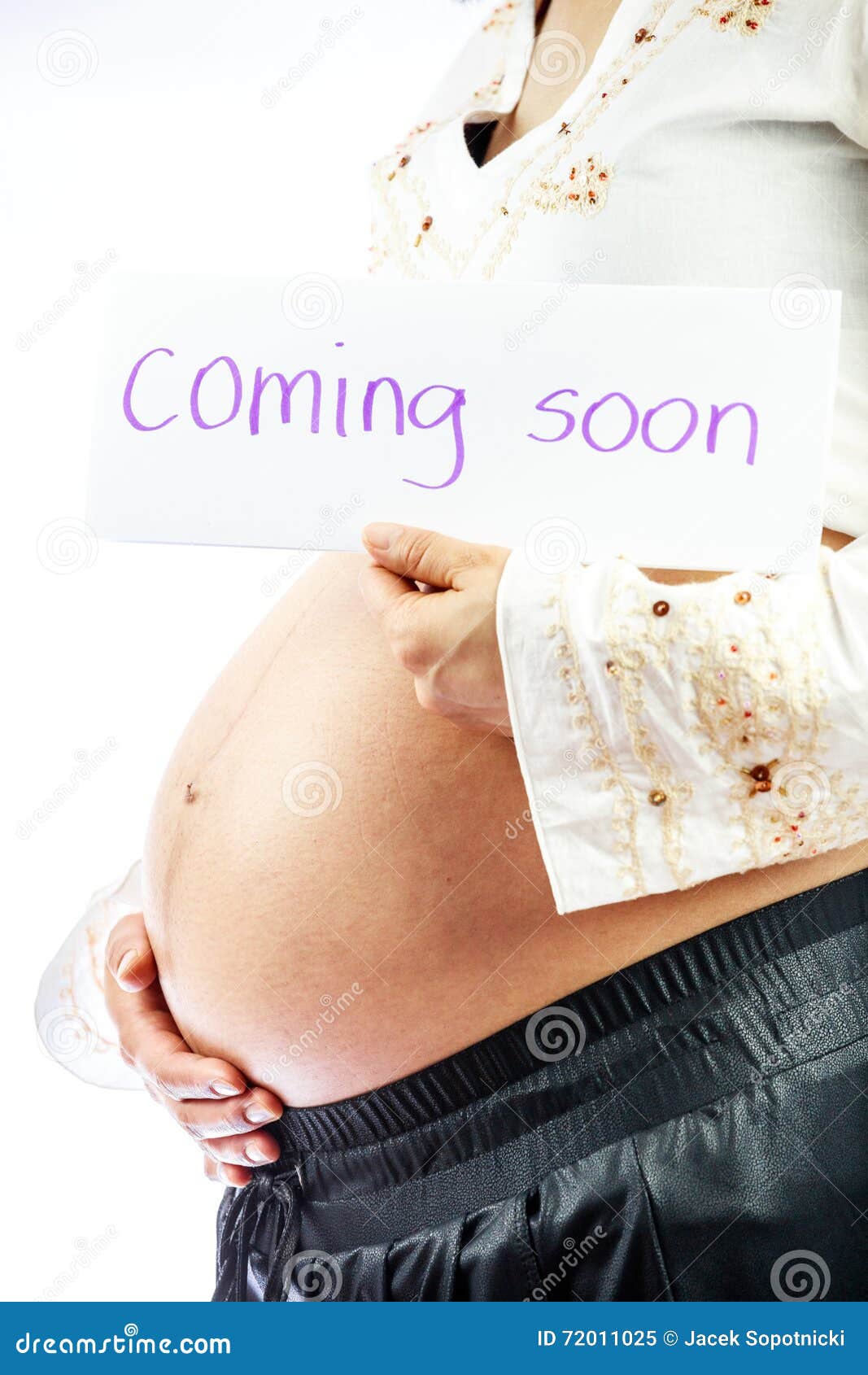 Ninth Month Of Pregnancy Stock Image Image Of Beautiful 72011025