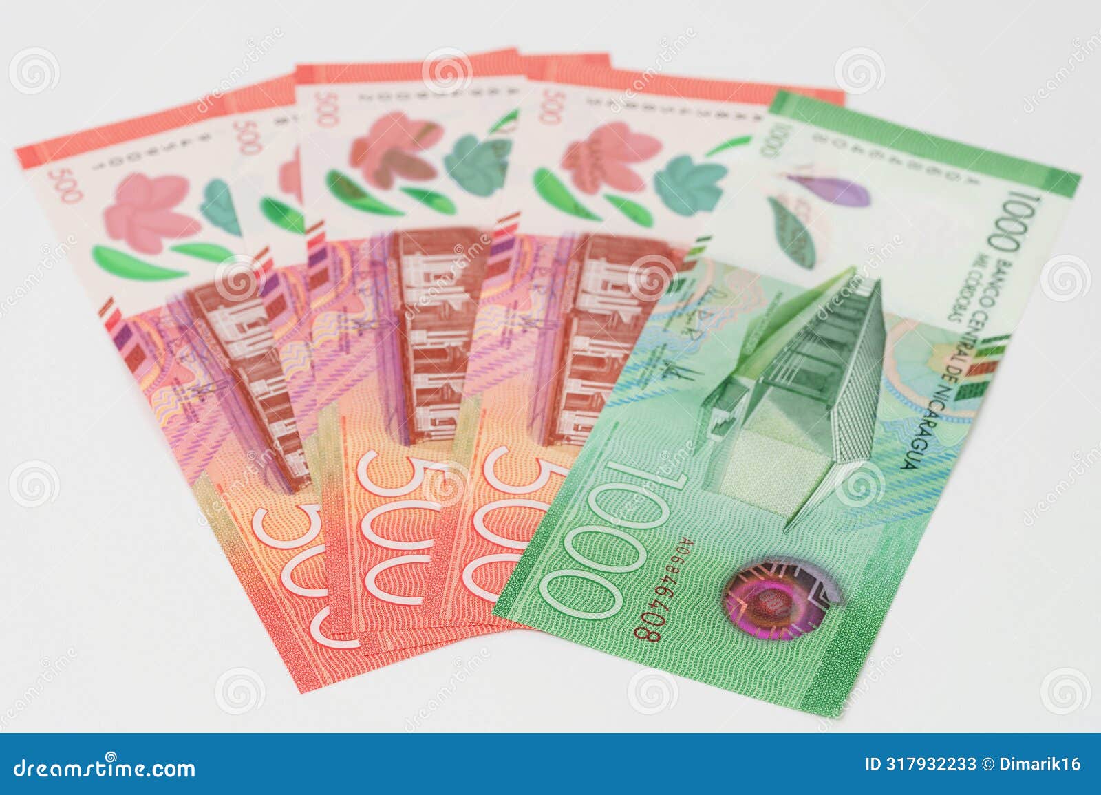 nio nicaraguan currency bills